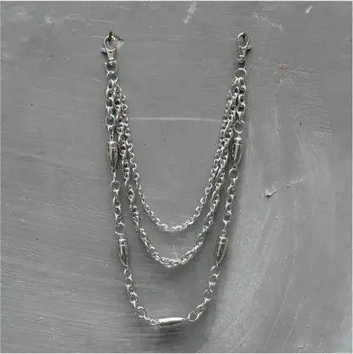Jewelry Tamaki x Ayami 3 layers Punk Long Metal Wallet Belt Chain Size ONE SIZE - 8 Thumbnail