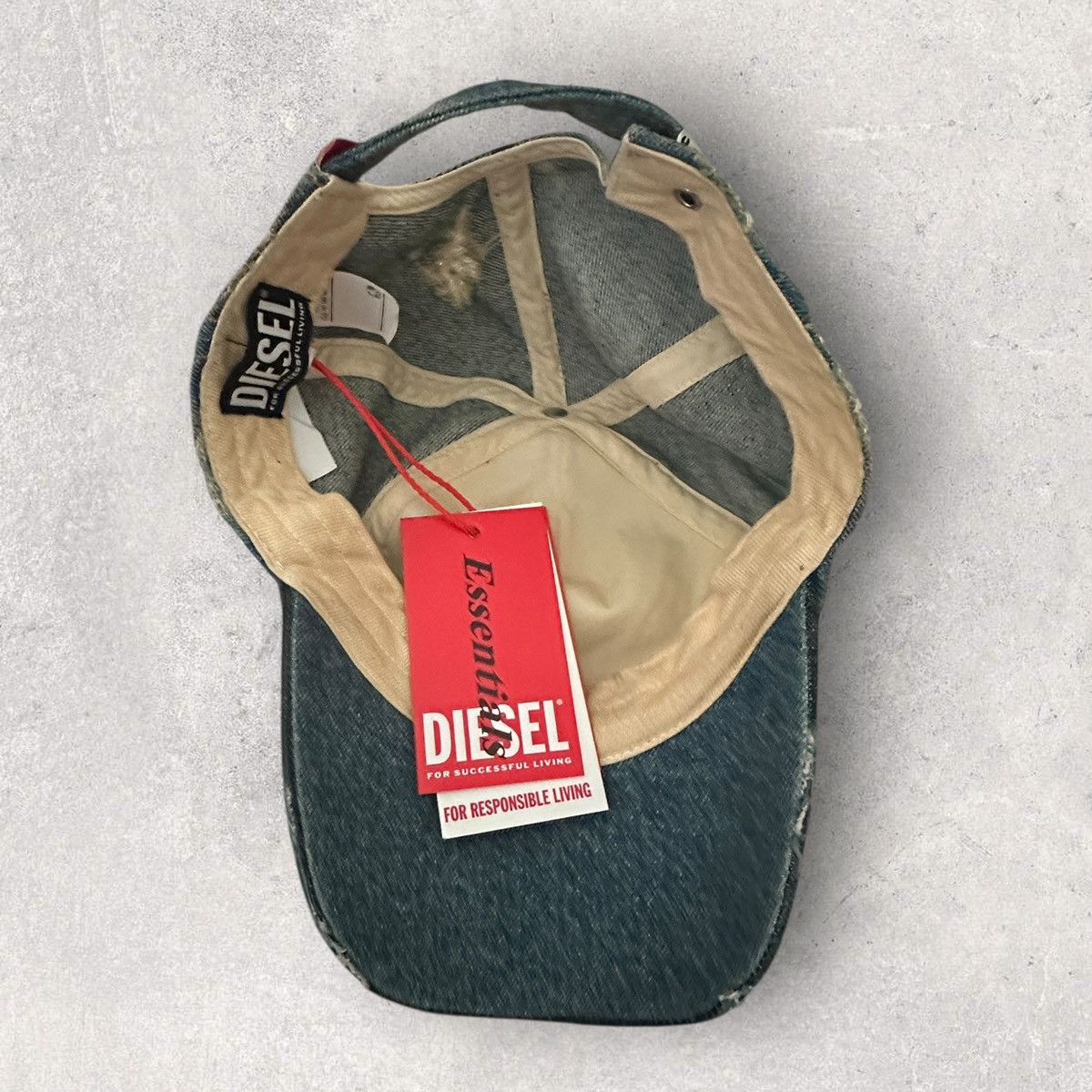 Diesel Diesel C-Inst Distressed Hat Size ONE SIZE - 5 Thumbnail