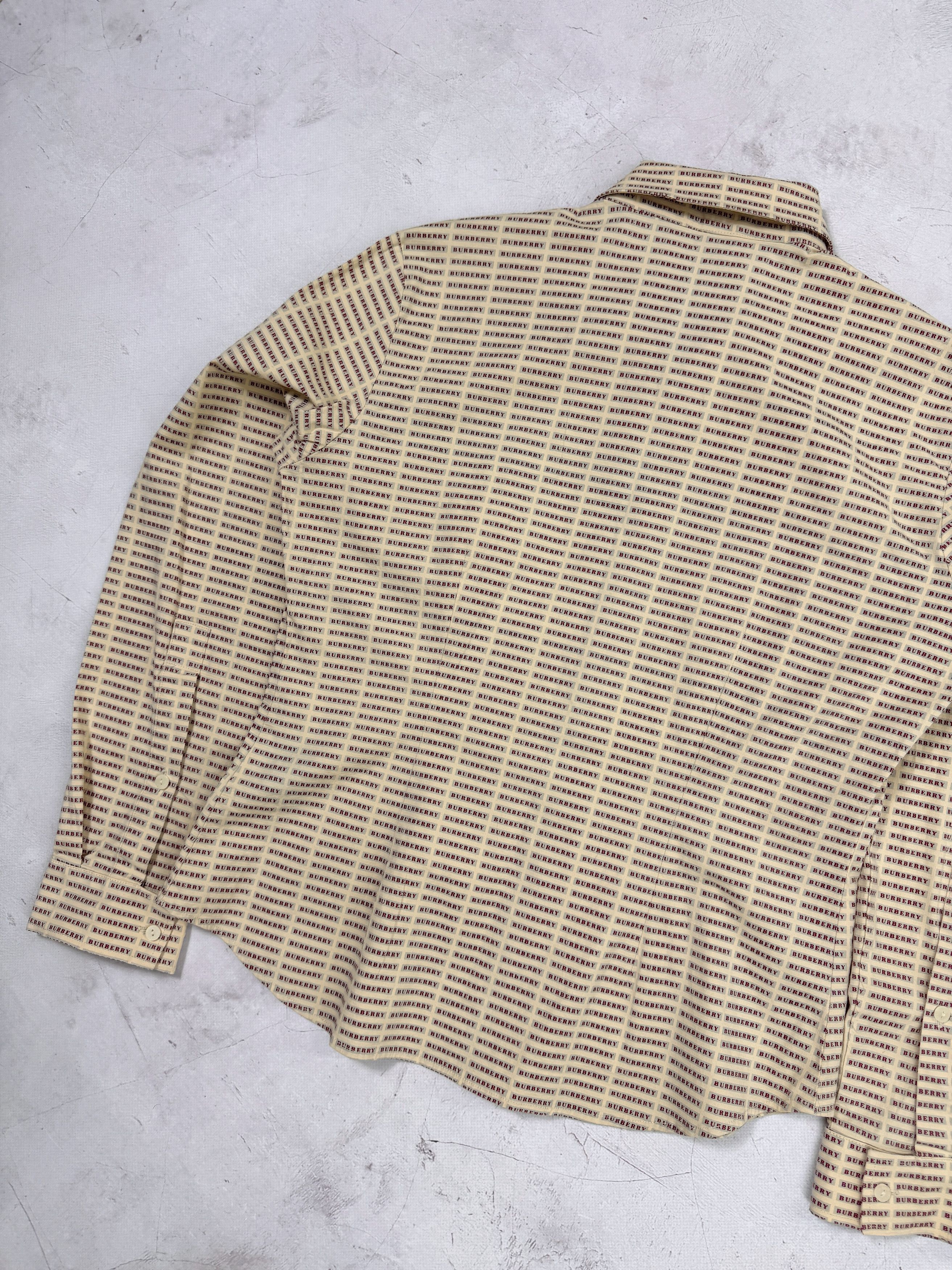 Burberry Vintage Burberry London Shirt Blouse Monogram Logo Women Size L / US 10 / IT 46 - 18 Thumbnail