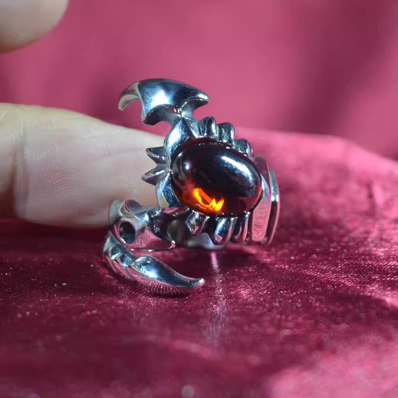 Jewelry Scorpion Future Jewelry Rings Chrome Ring (Size 7-13) Size ONE SIZE - 1 Thumbnail