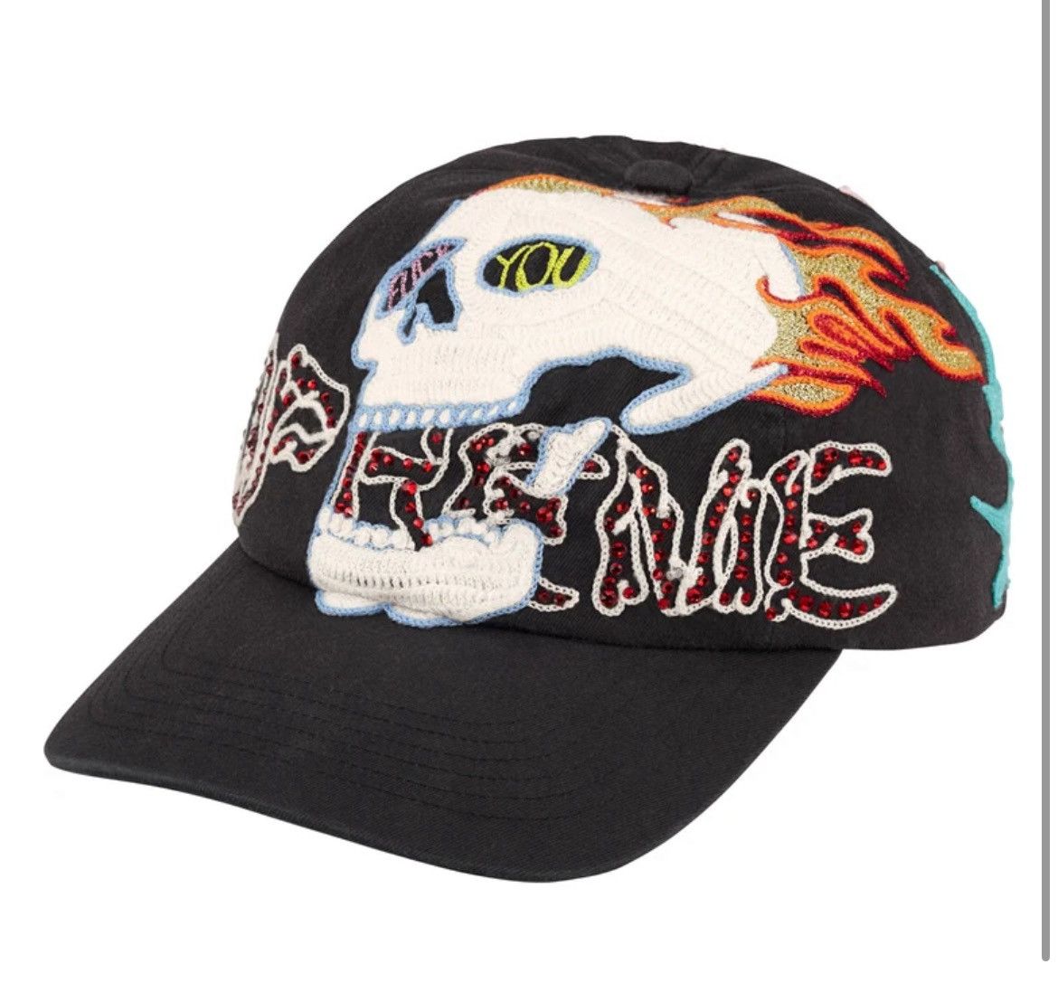 Stone Island × Supreme Supreme Stone Island Denim 6-Panel Black