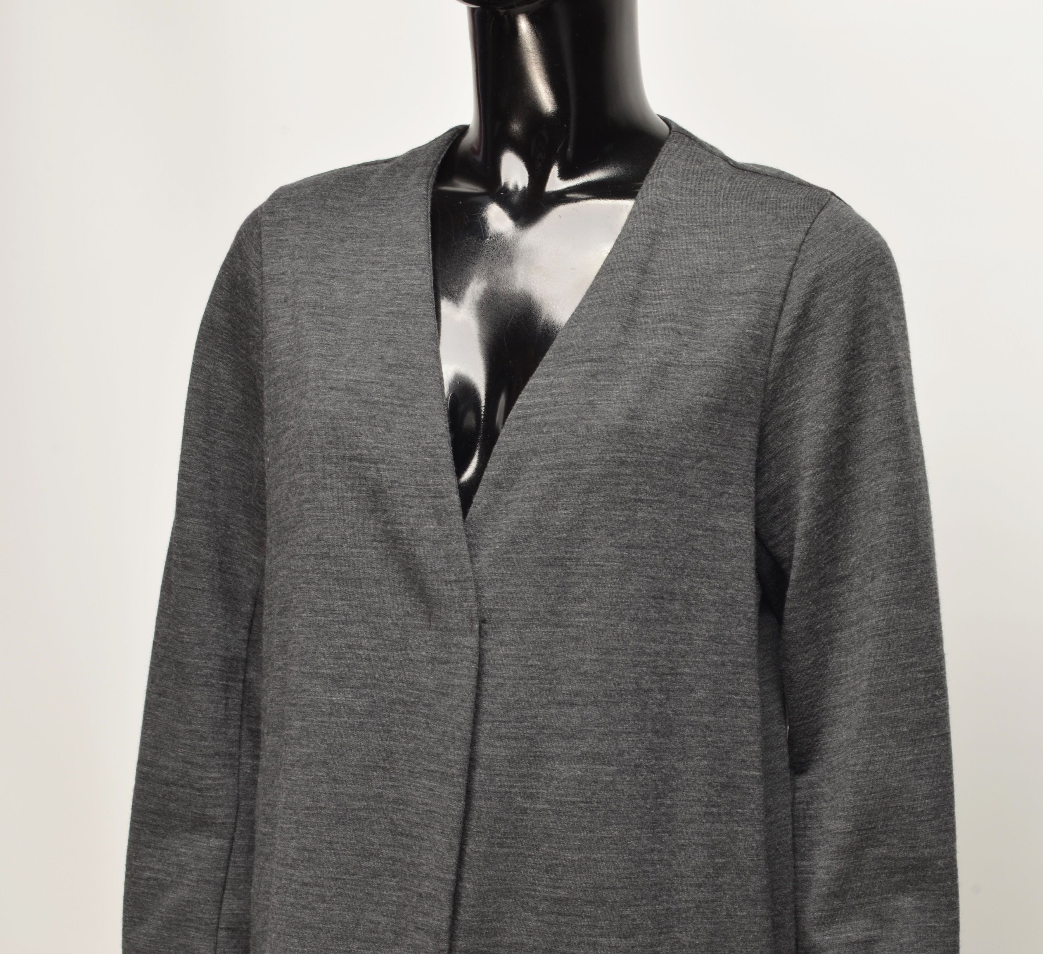 Icebreaker Icebreaker Merino Wool Gray Magnet Buttons Cardigan Coat Size S / US 4 / IT 40 - 2 Thumbnail
