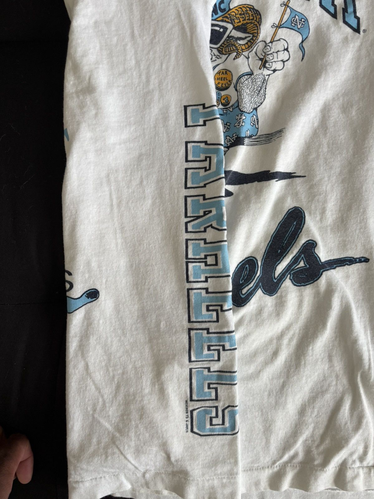 Other Vintage North Carolina Tar Heels AOP Sports T Shirt * RARE* Size US XL / EU 56 / 4 - 5 Thumbnail