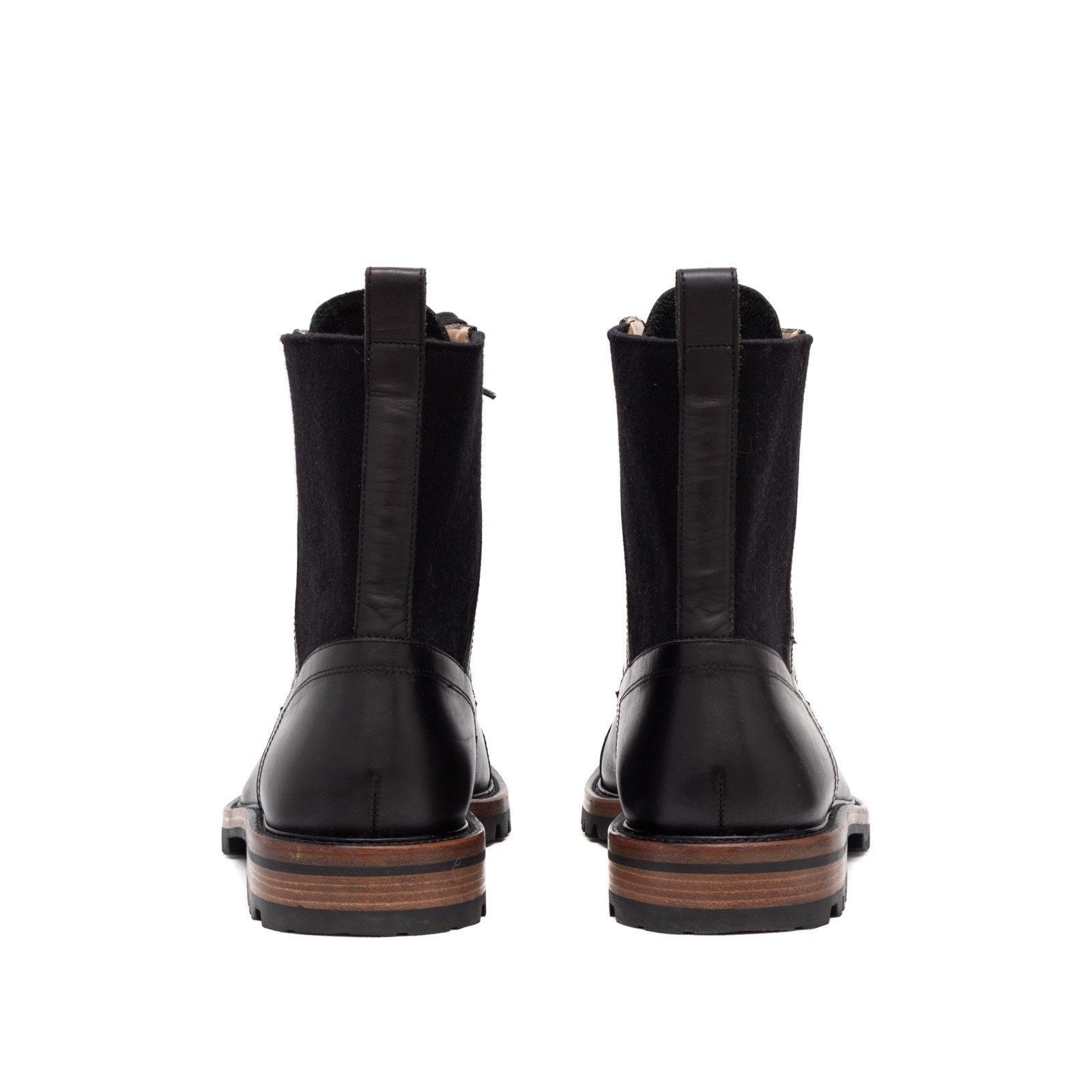 Dries Van Noten 1.3k.$ Dries Van Noten Men's Black Leather Cap-Toe Boot US11 Size US 11 / EU 44 - 9 Thumbnail