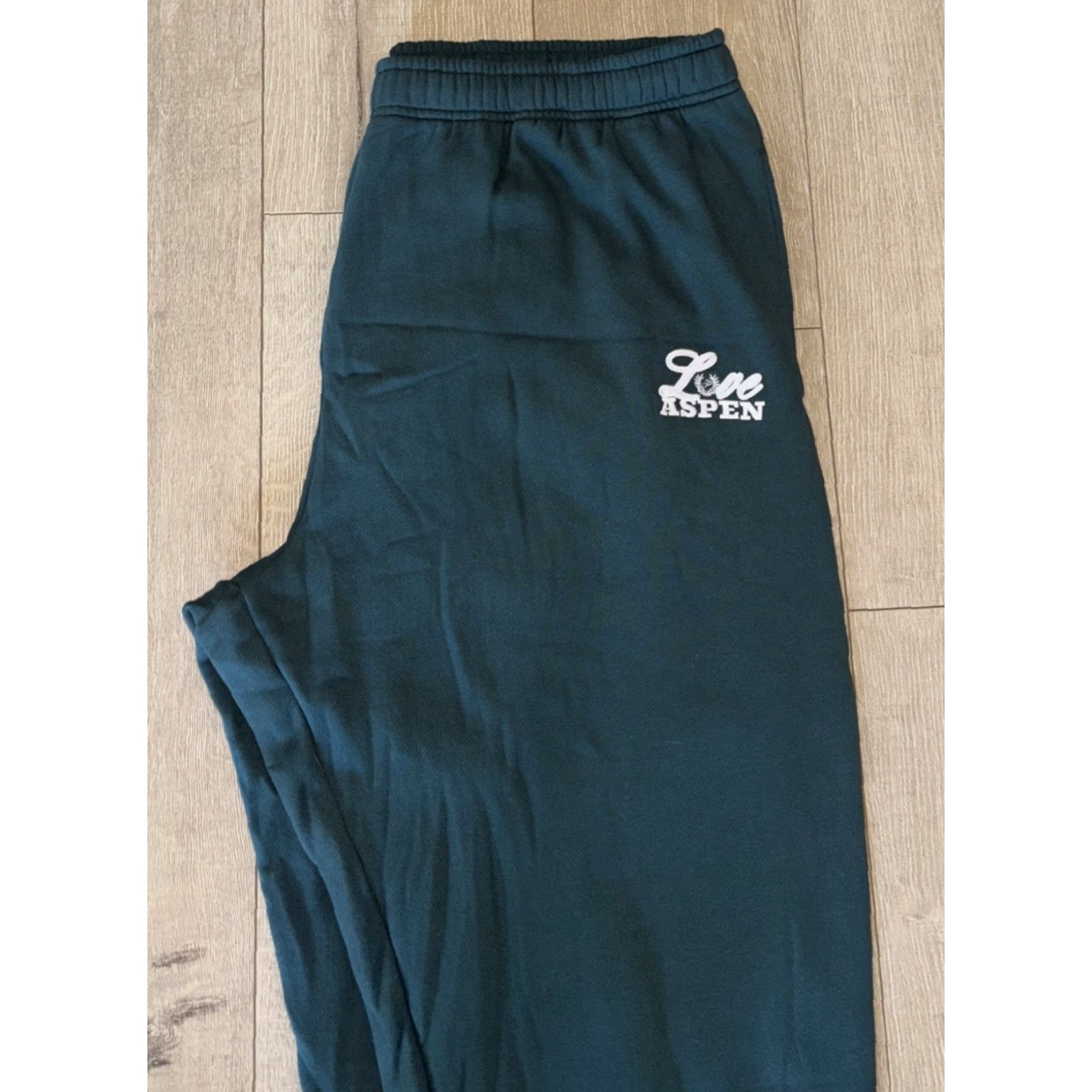 Vintage VINTAGE Victoria's Secret Pink Joggers Sweatpants Women's 2XL Green Rose Theme Size 40" / US 18 - 2 Thumbnail