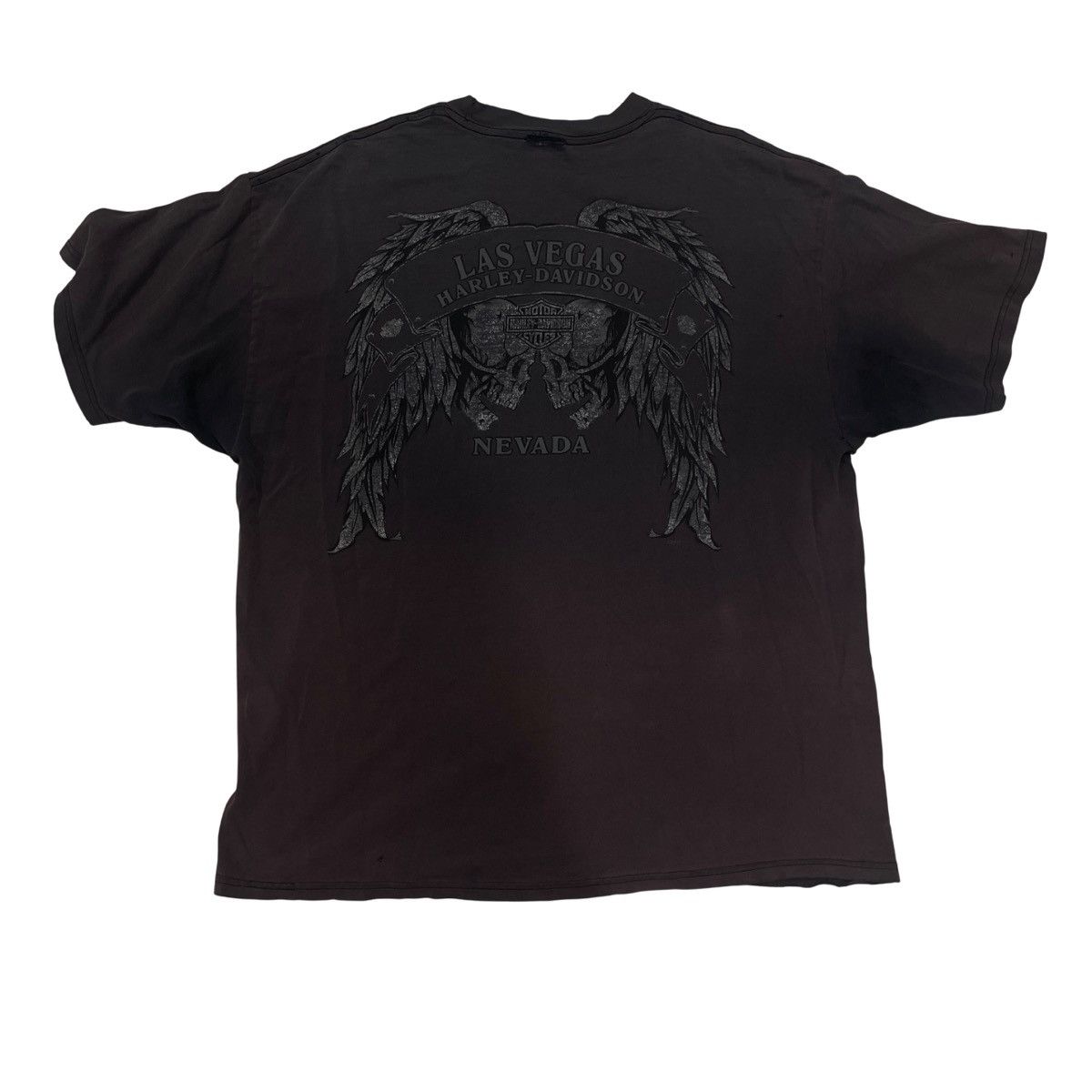 Harley Davidson Thrashed Harley Davidson Angel Wings Las Vegas Tee Size US XL / EU 56 / 4 - 1 Thumbnail