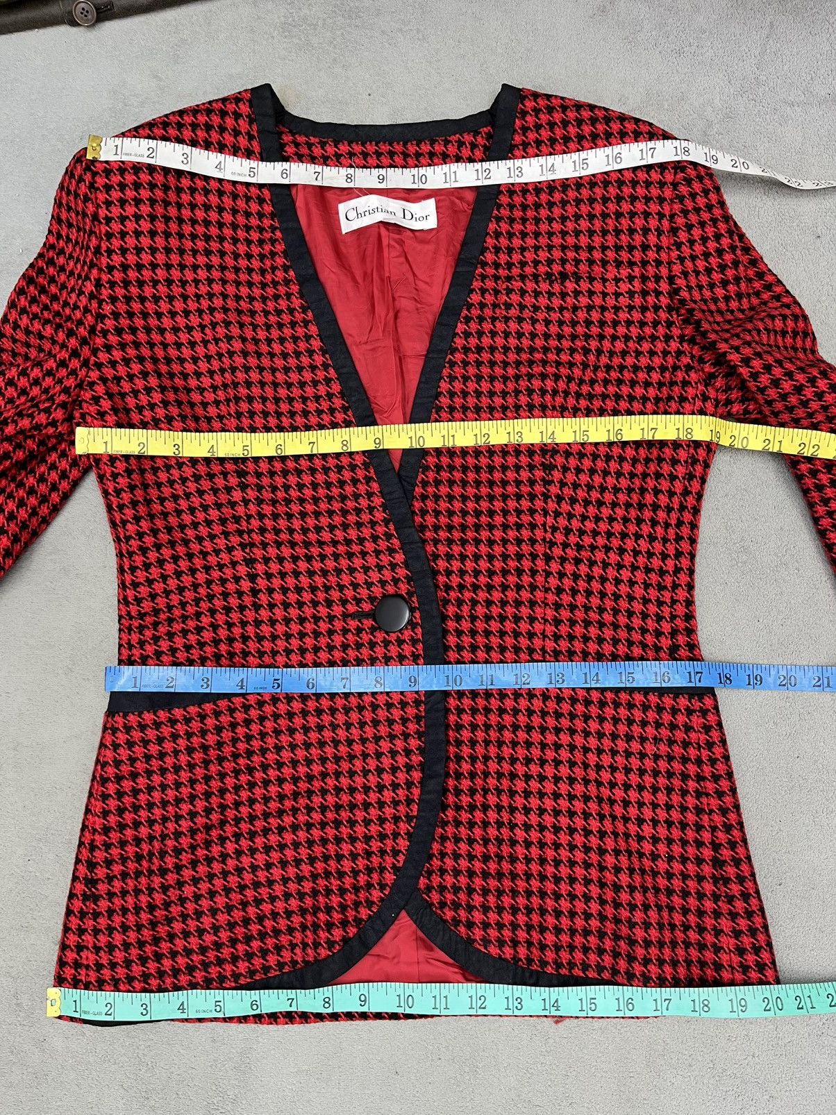 Christian Dior Monsieur × Dior SICK🔥CHRISTIAN DIOR HERRINGBONE JACKET Size US L / EU 52-54 / 3 - 14 Thumbnail