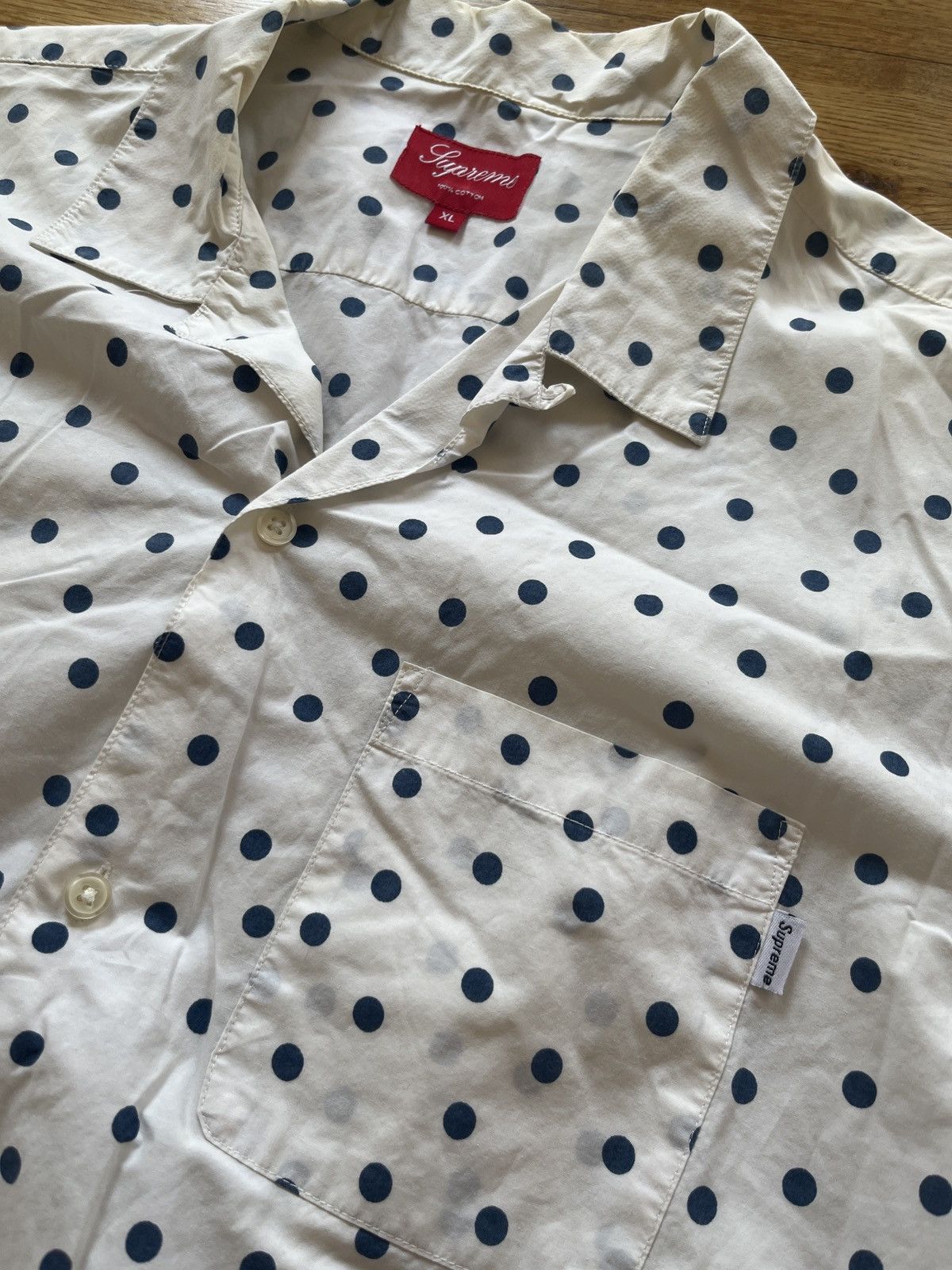 Supreme Supreme Polka Dot Camp Shirt XL 2010’s summer Size US XL / EU 56 / 4 - 2 Thumbnail