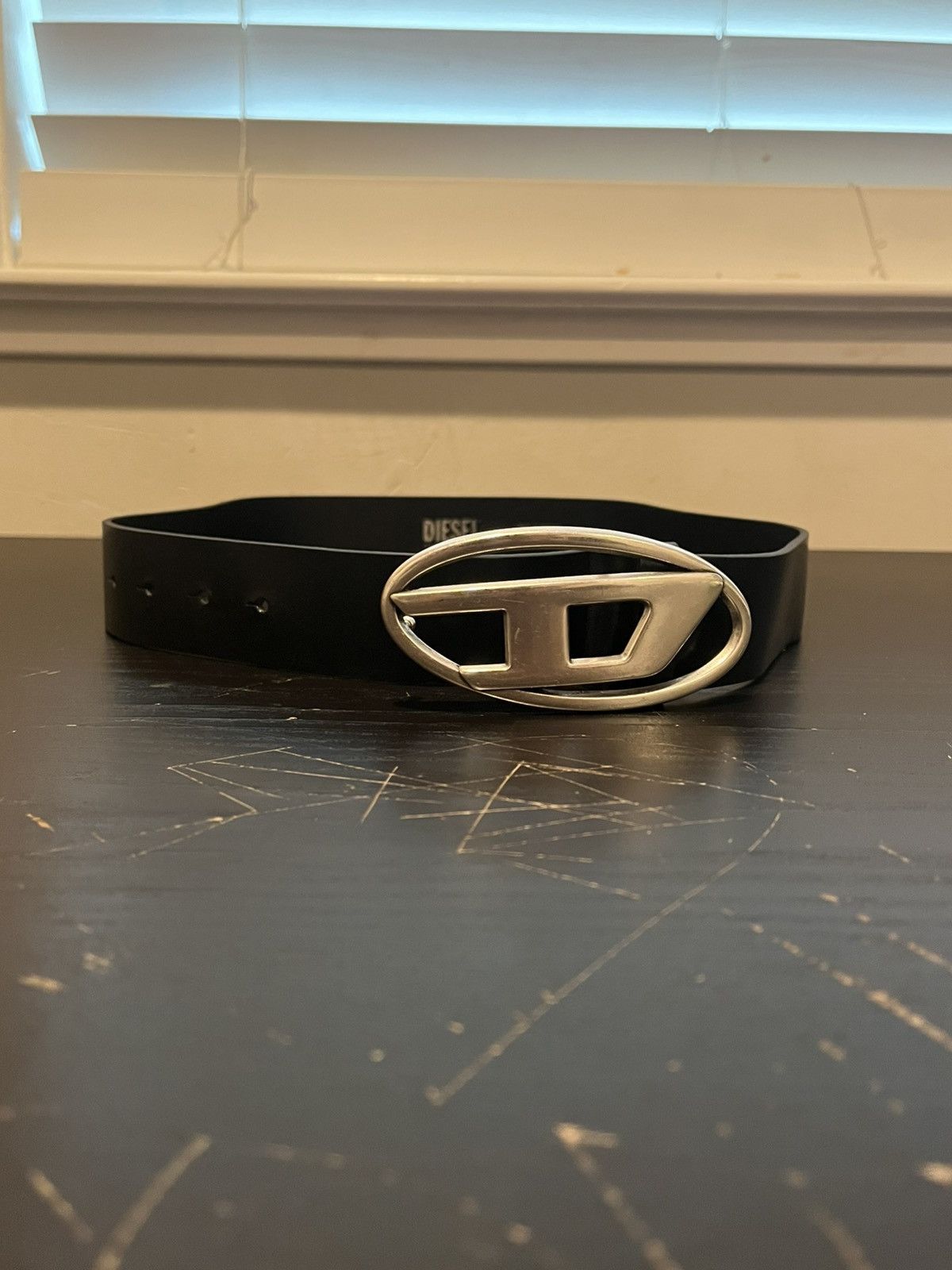 Diesel Diesel B-1dr Black Belt Size 32 - 1 Thumbnail