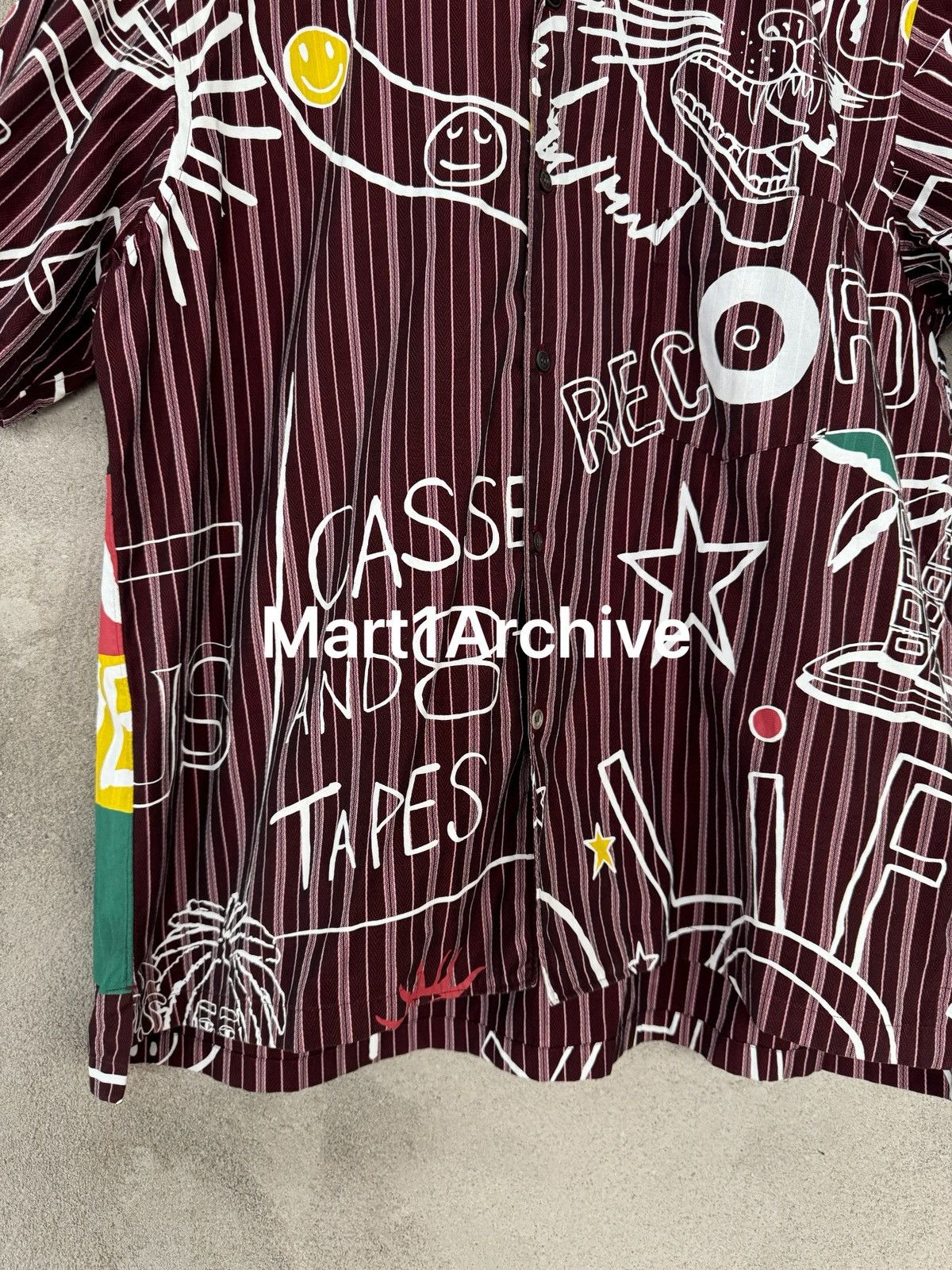 Junya Watanabe Junya Watanabe Comme Des Garçons 03SS Graffiti Shirt Size US L / EU 52-54 / 3 - 4 Thumbnail