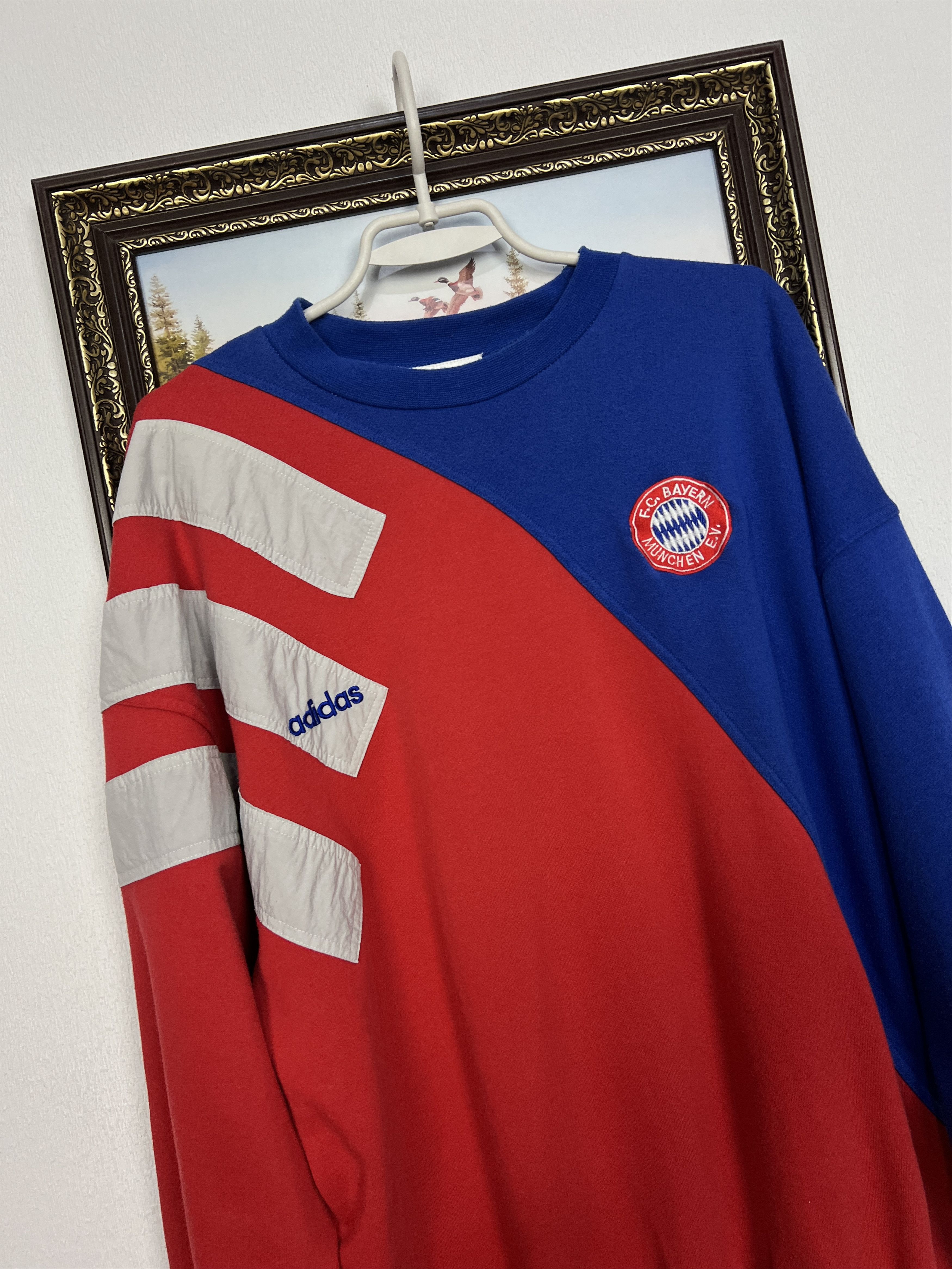 Adidas Bayern Munich Football Sweatshirt Soccer Track Top Crewneck Size US M / EU 48-50 / 2 - 3 Thumbnail