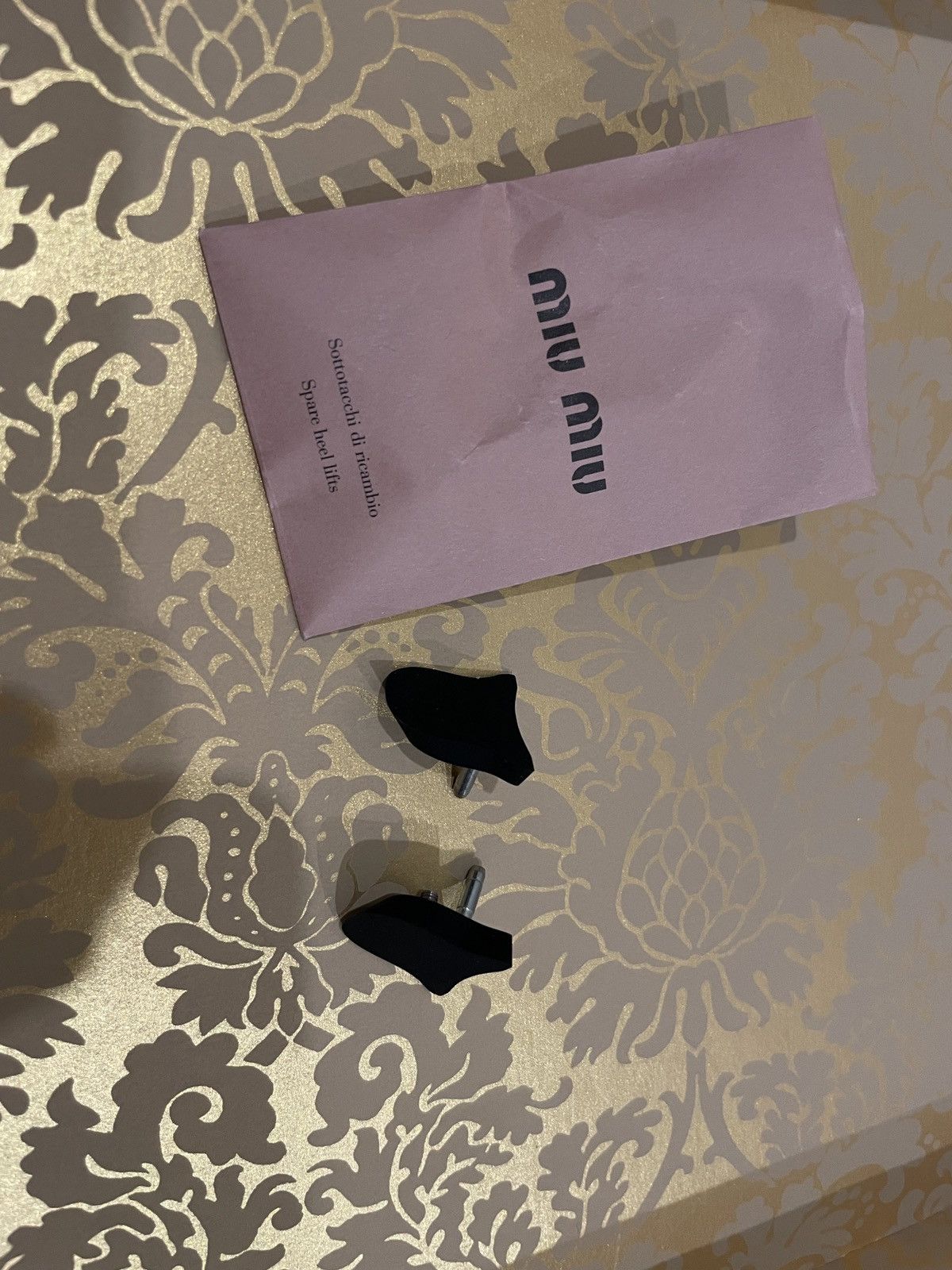 Miu Miu Miu Miu Glitter Slingback Heels with Satin Ribbons – Size 37 Size US 7 / IT 37 - 11 Thumbnail