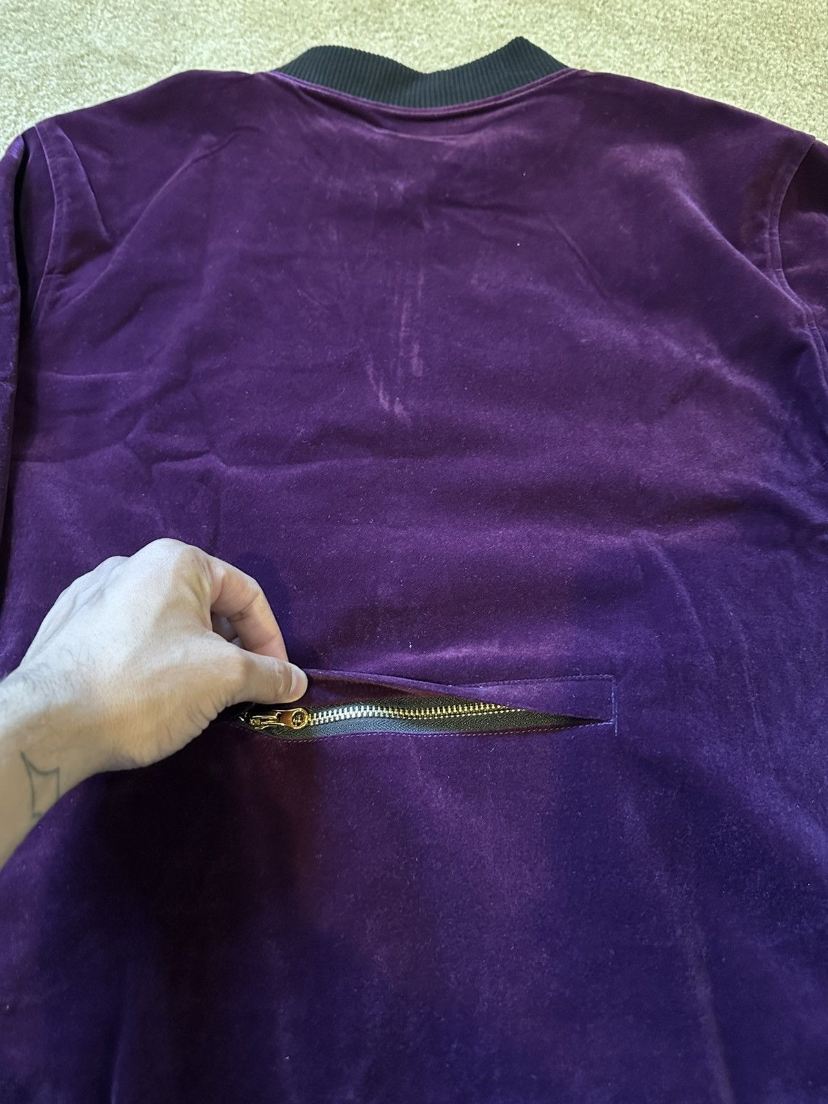 Other Timeless Piece Custom Reversible Bomber jacket Purple Size US L / EU 52-54 / 3 - 6 Thumbnail