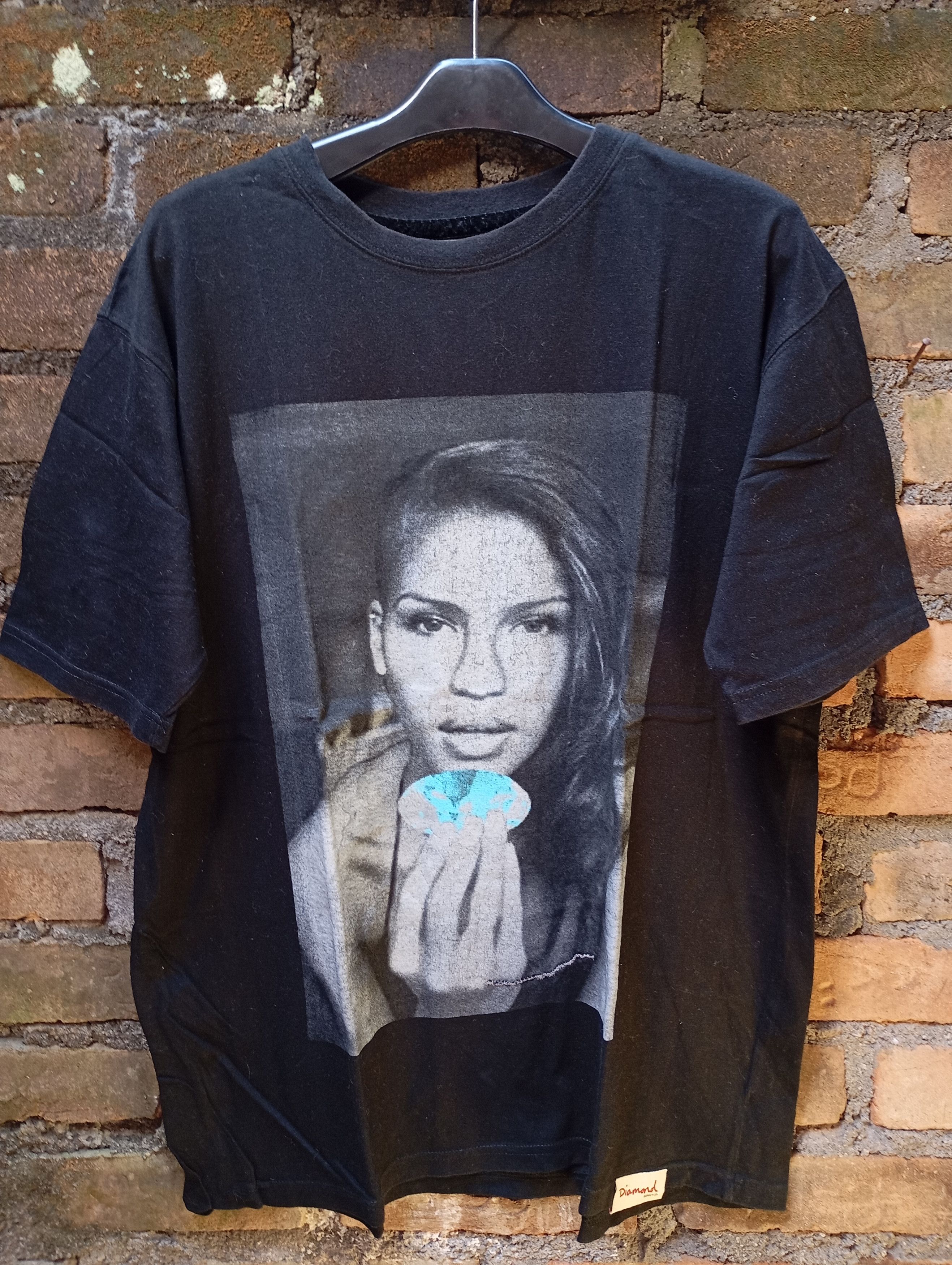 Diamond Supply Co. Distressed Diamond Supplay Mr Cartoon Cassie Tees Size US L / EU 52-54 / 3 - 1 Thumbnail