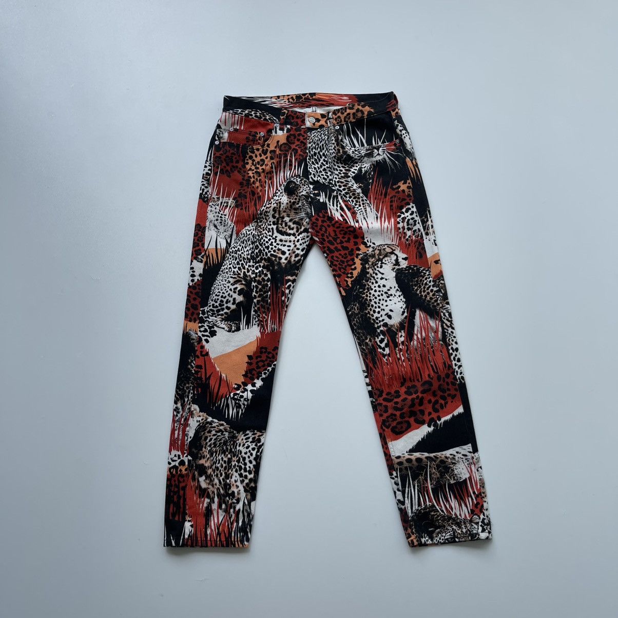 Martine Rose × Napapijri Napapijri Napa by Martine Rose M-Roma Pants Printed Jeans Size US 34 / EU 50 - 1 Thumbnail