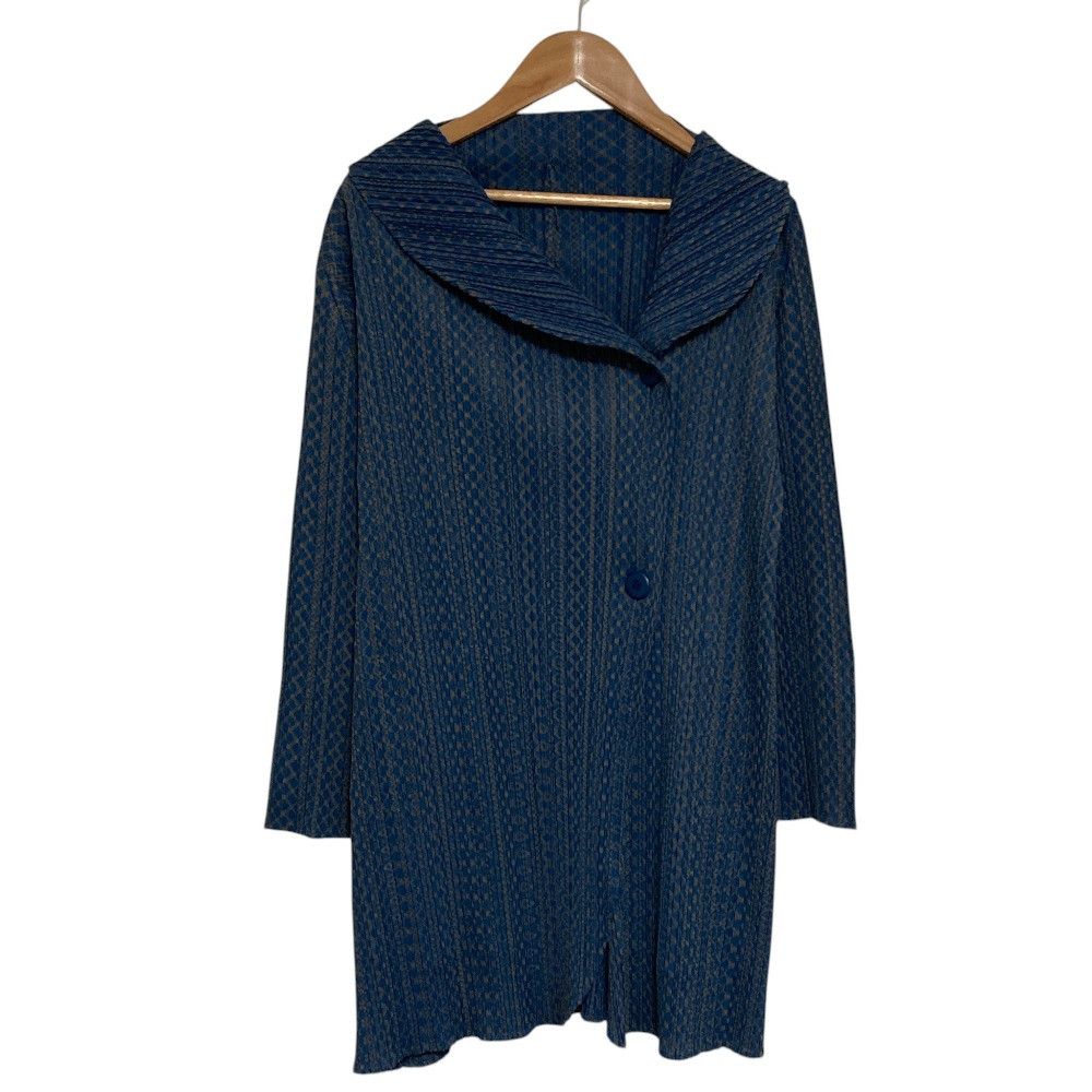 Issey Miyake Issey Miyake PLEATS PLEASE ISSEY MIYAKE Pleated Jacket Textile Outerwear PP33-JA701 DUTY FREE for USA Size ONE SIZE - 1 Thumbnail