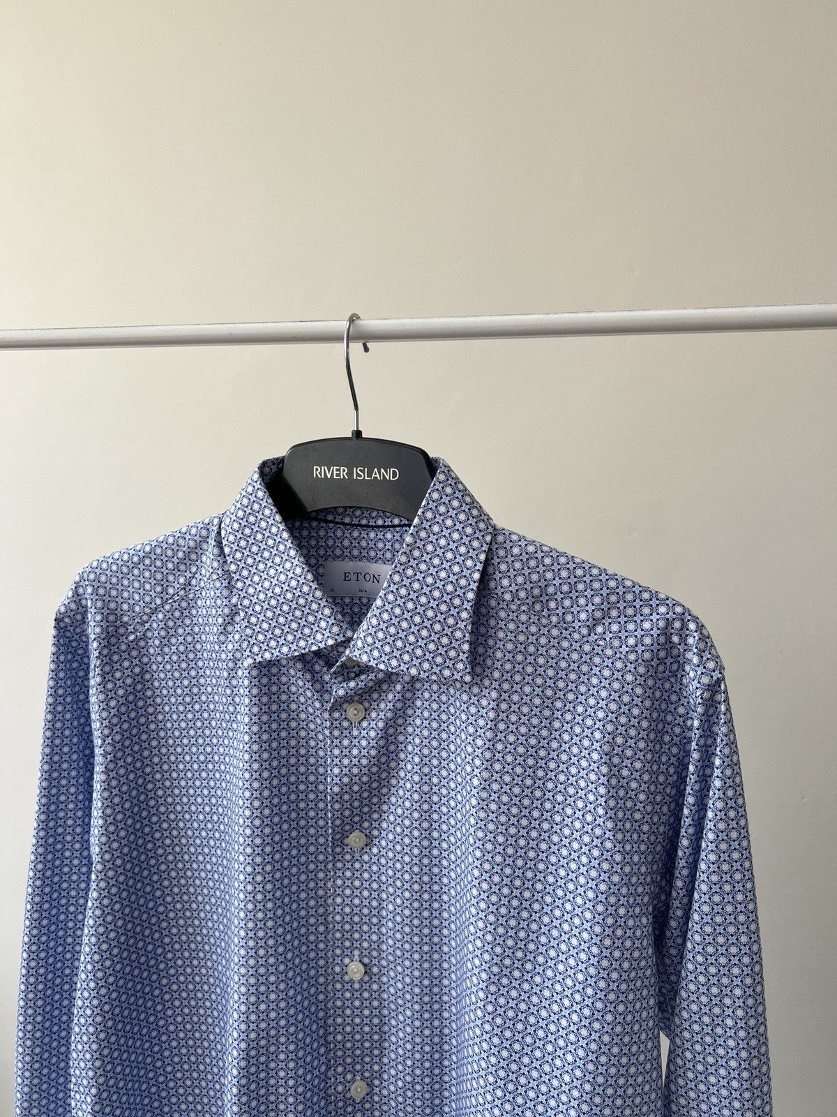 Eton × Vintage Vintage Eton Luxury Button Up Shirt Size US L / EU 52-54 / 3 - 8 Thumbnail