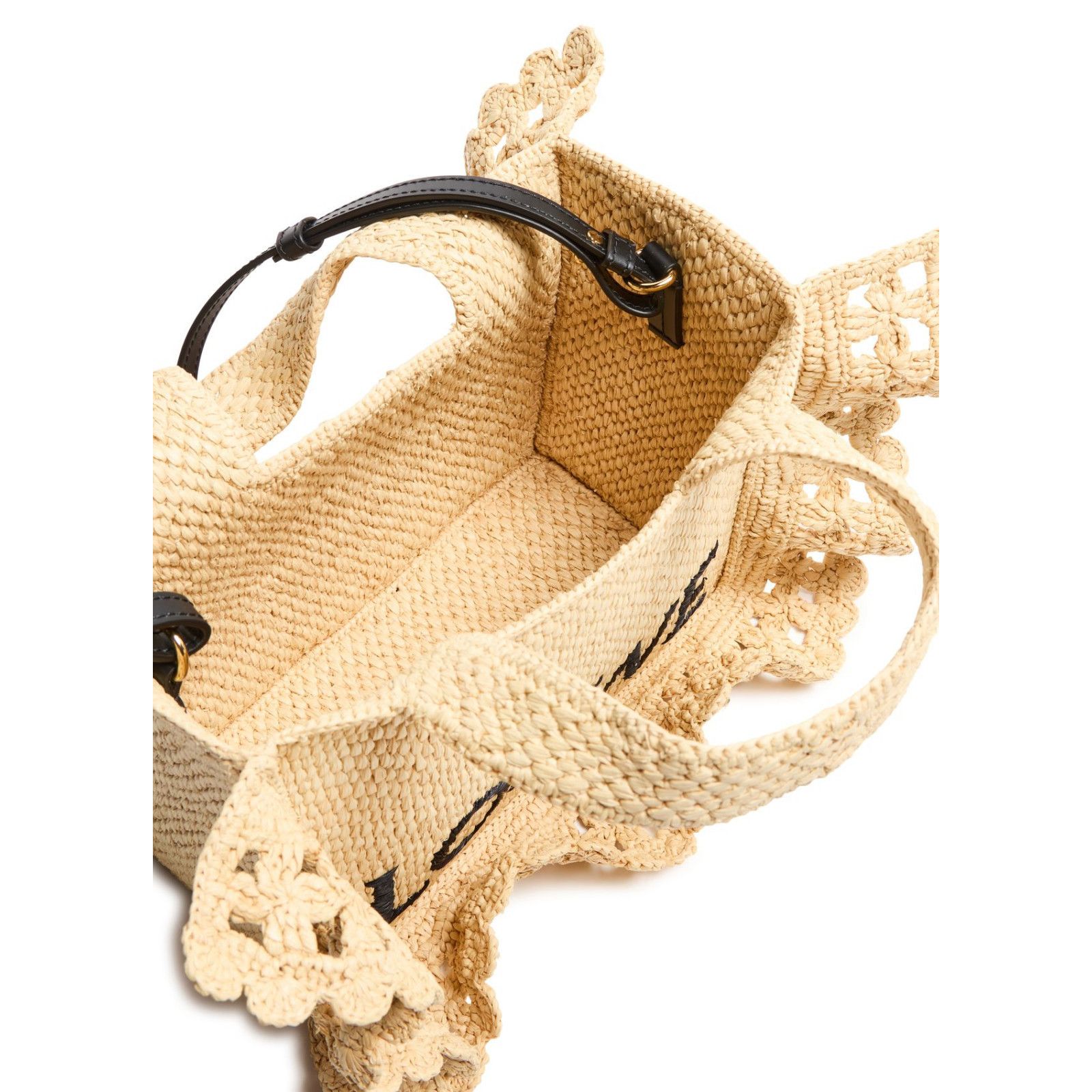 Loewe LOEWE Ruffles Small Natural Raffia Tote Bag New & Authentic Size ONE SIZE - 4 Thumbnail