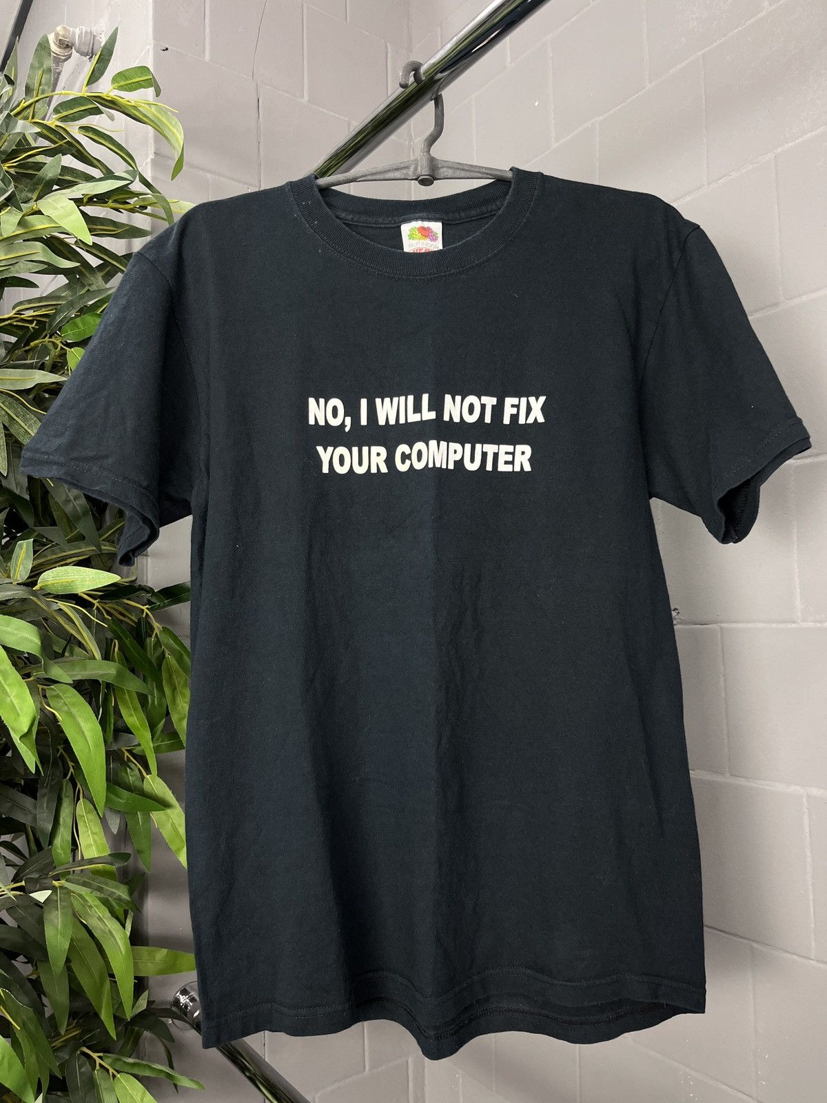 Vintage 2000s NO, I WILL NOT FIX YOUR COMPUTER RARE FADED TEE - 866 Size US M / EU 48-50 / 2 - 2 Thumbnail