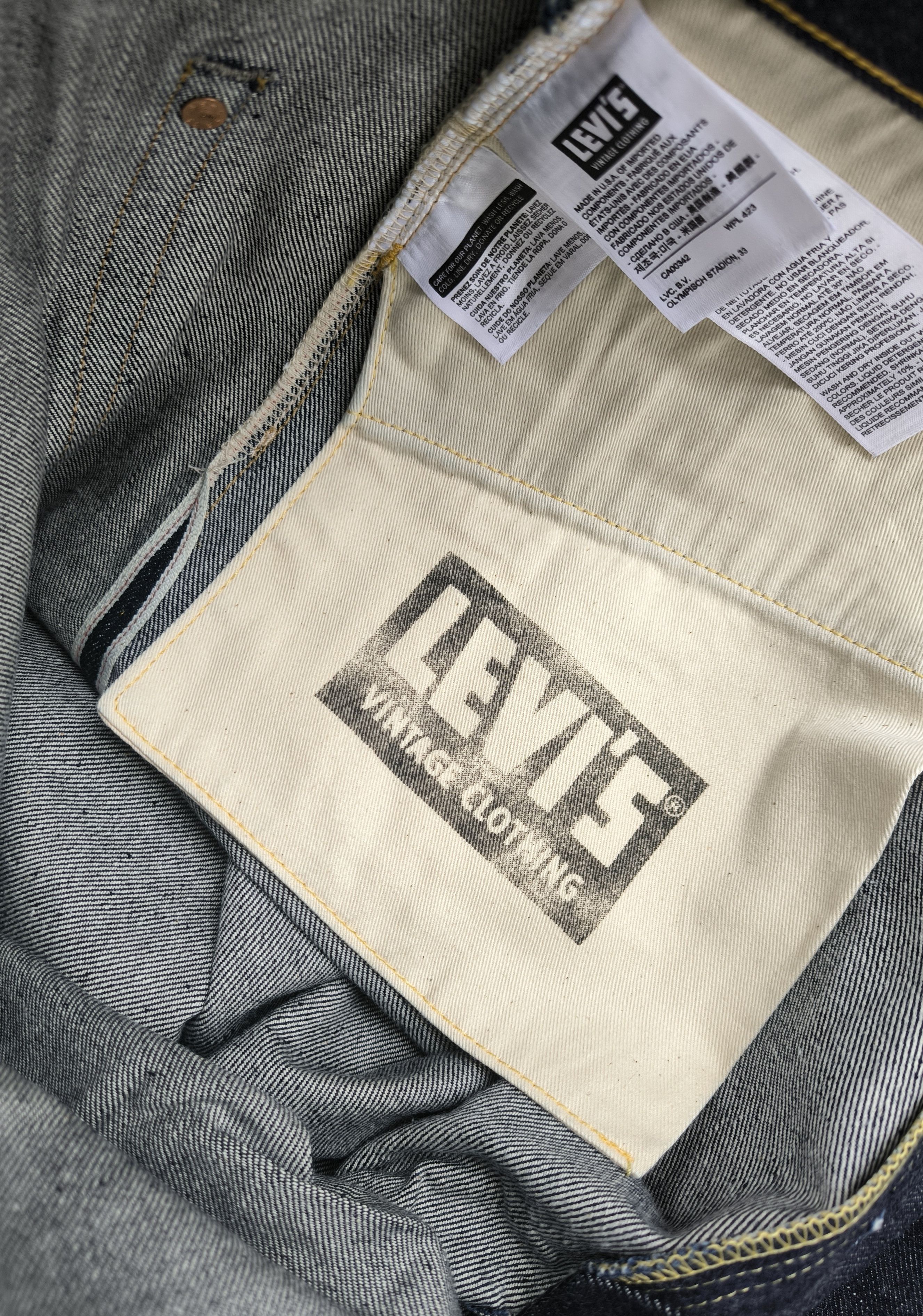Levi's Vintage Clothing Levi's Vintage Clothing (LVC) 1955 501xx big E selvedge Size US 38 / EU 54 - 10 Thumbnail
