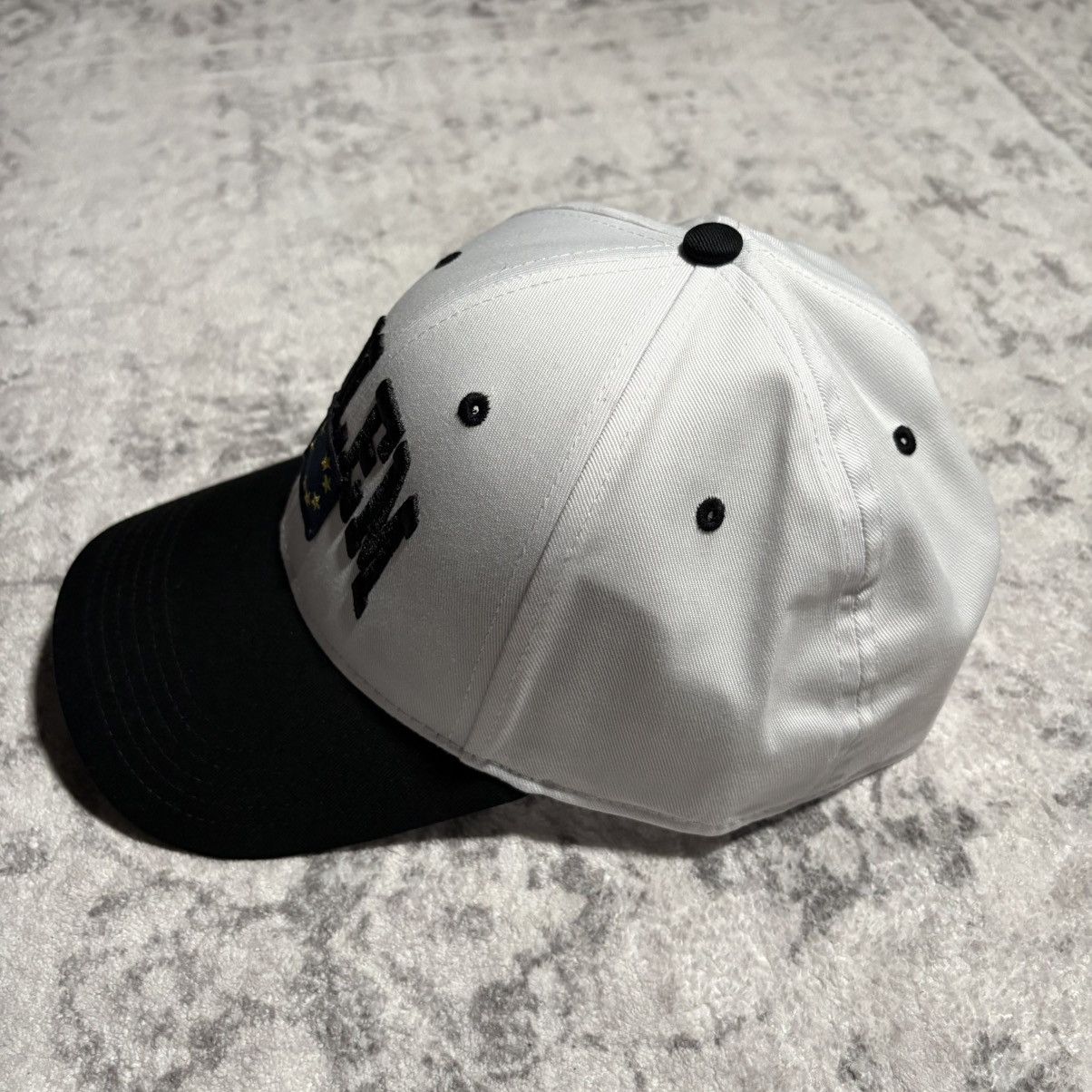 S4LEM Salem Stars Flag Patch Hat Black Black/White Size ONE SIZE - 3 Thumbnail