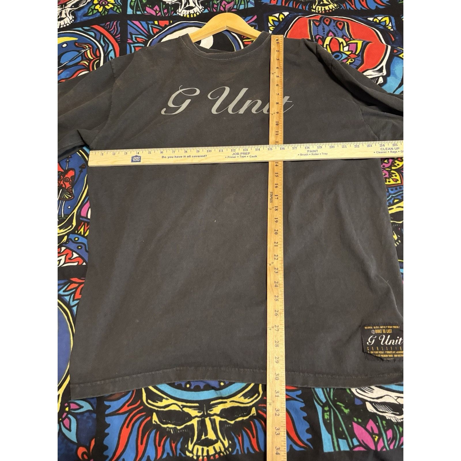 Vintage Long sleeve G-unit 50 cent rap hip hop black t- faded 2xl Size US XL / EU 56 / 4 - 8 Thumbnail