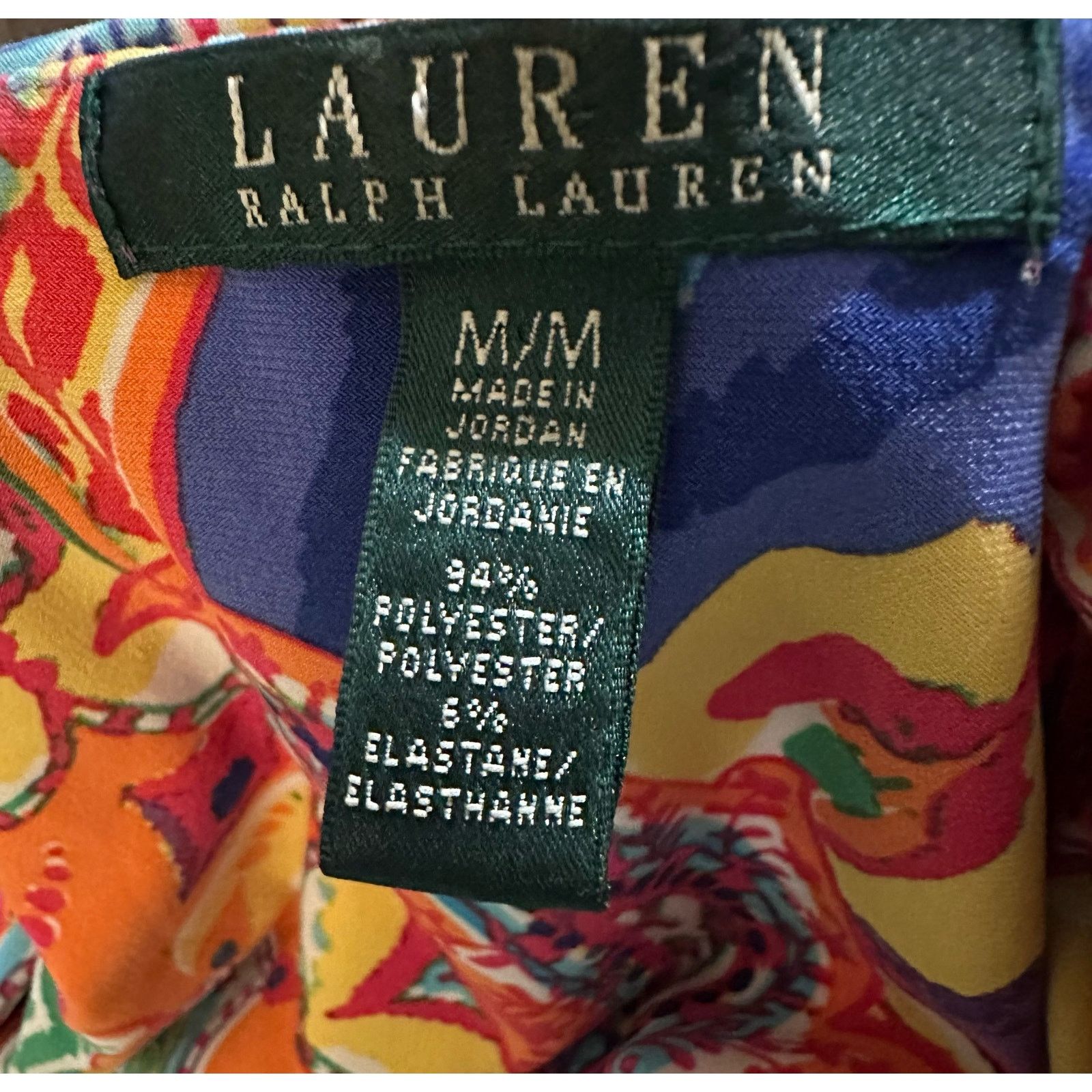 Lauren Ralph Lauren Lauren Ralph Lauren Faux Wrap Paisley Dress Size Medium Size M / US 6-8 / IT 42-44 - 6 Thumbnail
