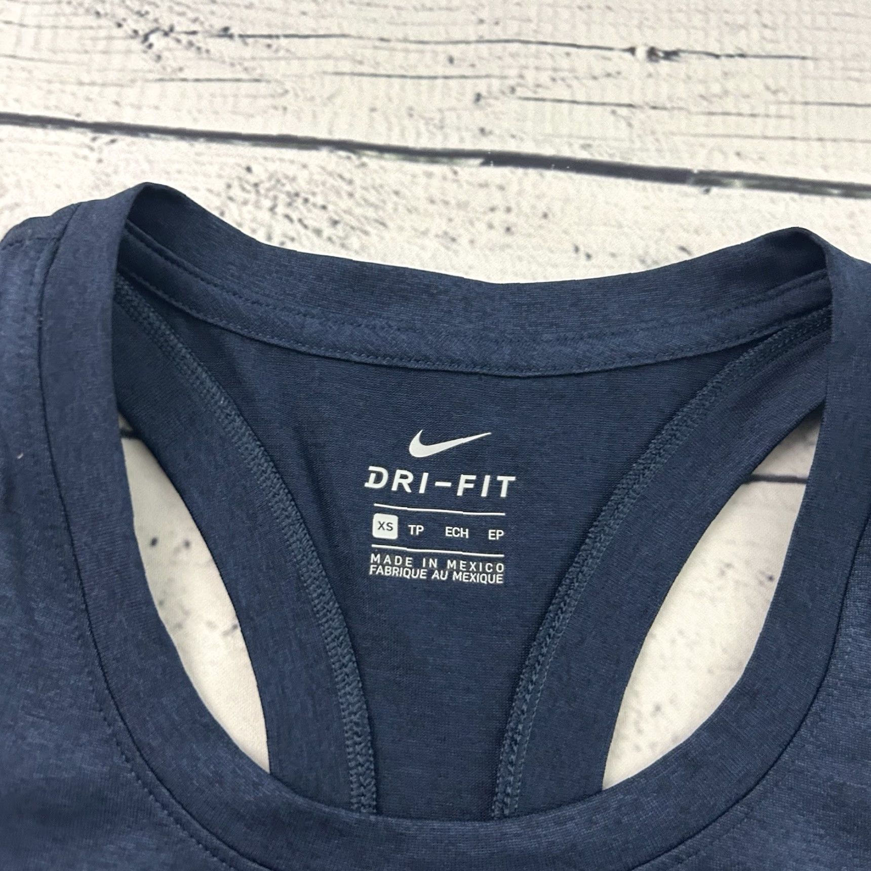 Nike Nike Dri-Fit Colorado School Of Mines Racerback Running Tank Top Women's XS Blue Size XS / US 0-2 / IT 36-38 - 2 Thumbnail