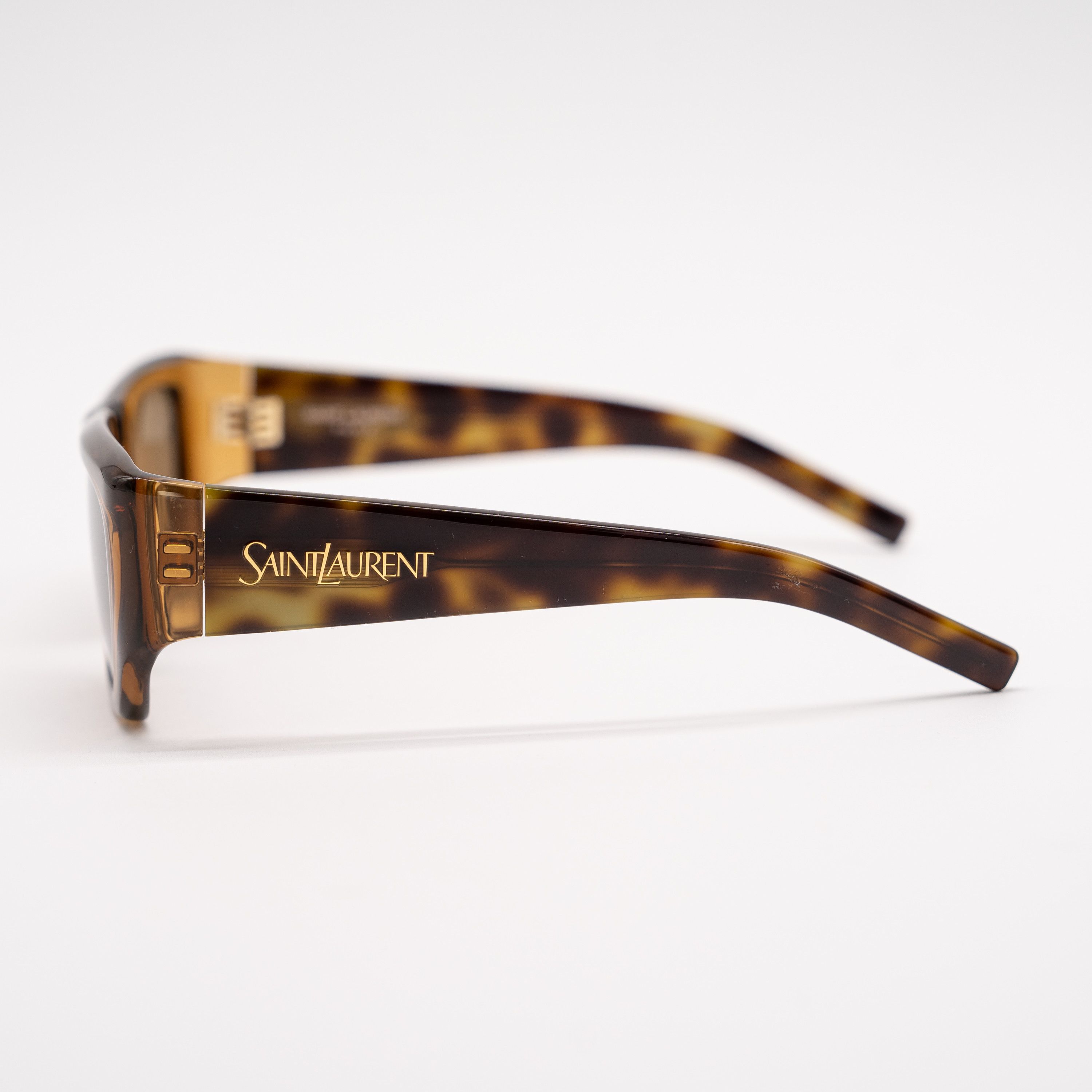Yves Saint Laurent Yves Saint Laurent SL740 002 Sunglasses Square Tortoiseshell Size ONE SIZE - 3 Thumbnail