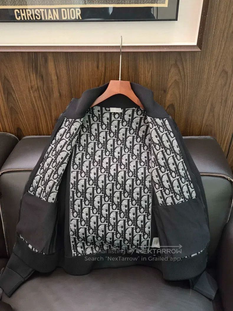 Dior Dior 3D letter logo full print stitching knitted jacket Size US M / EU 48-50 / 2 - 6 Thumbnail