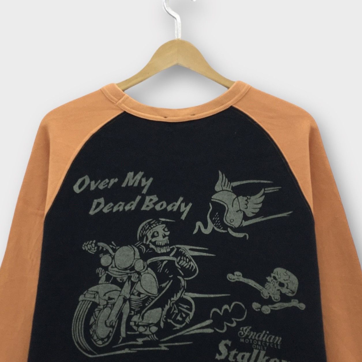 Indian Motorcycle VINTAGE INDIAN MOTORCYCLE STALKERS CREWNECK TOYO ENTERPRISE Size US M / EU 48-50 / 2 - 4 Thumbnail