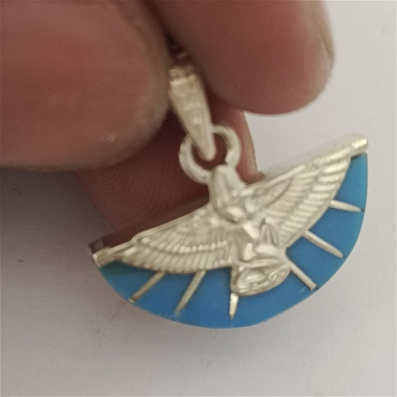 Other Handmade 925 Sterling Silver Egyptian Isis pendant Size ONE SIZE - 2 Thumbnail