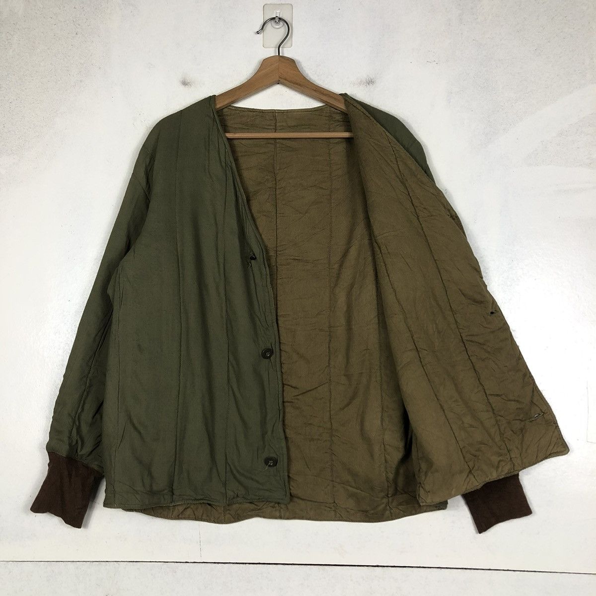 Vintage 📌VINTAGE BIKER JACKET QUILTED MILITARY BUZZ RICKSON Size US M / EU 48-50 / 2 - 12 Thumbnail