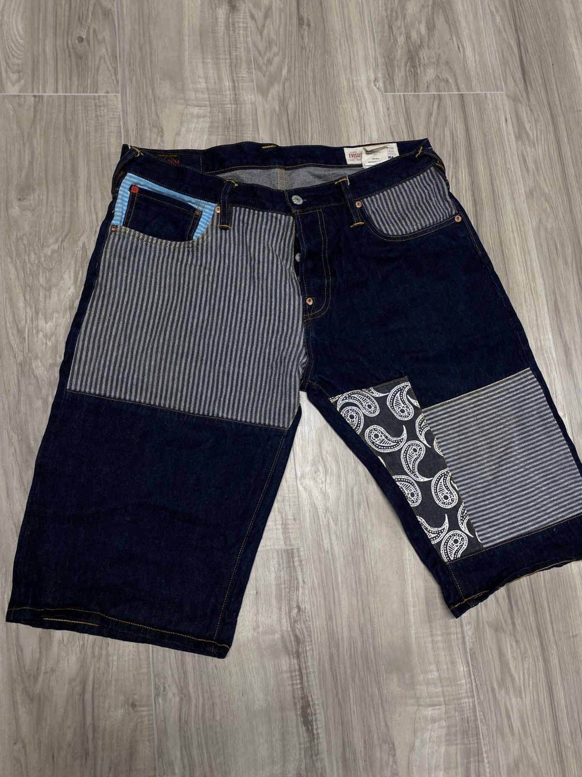 Evisu Vintage Evisu Japanese Denim Jeans Shorts Size 36 Size US 36 / EU 52 - 3 Thumbnail