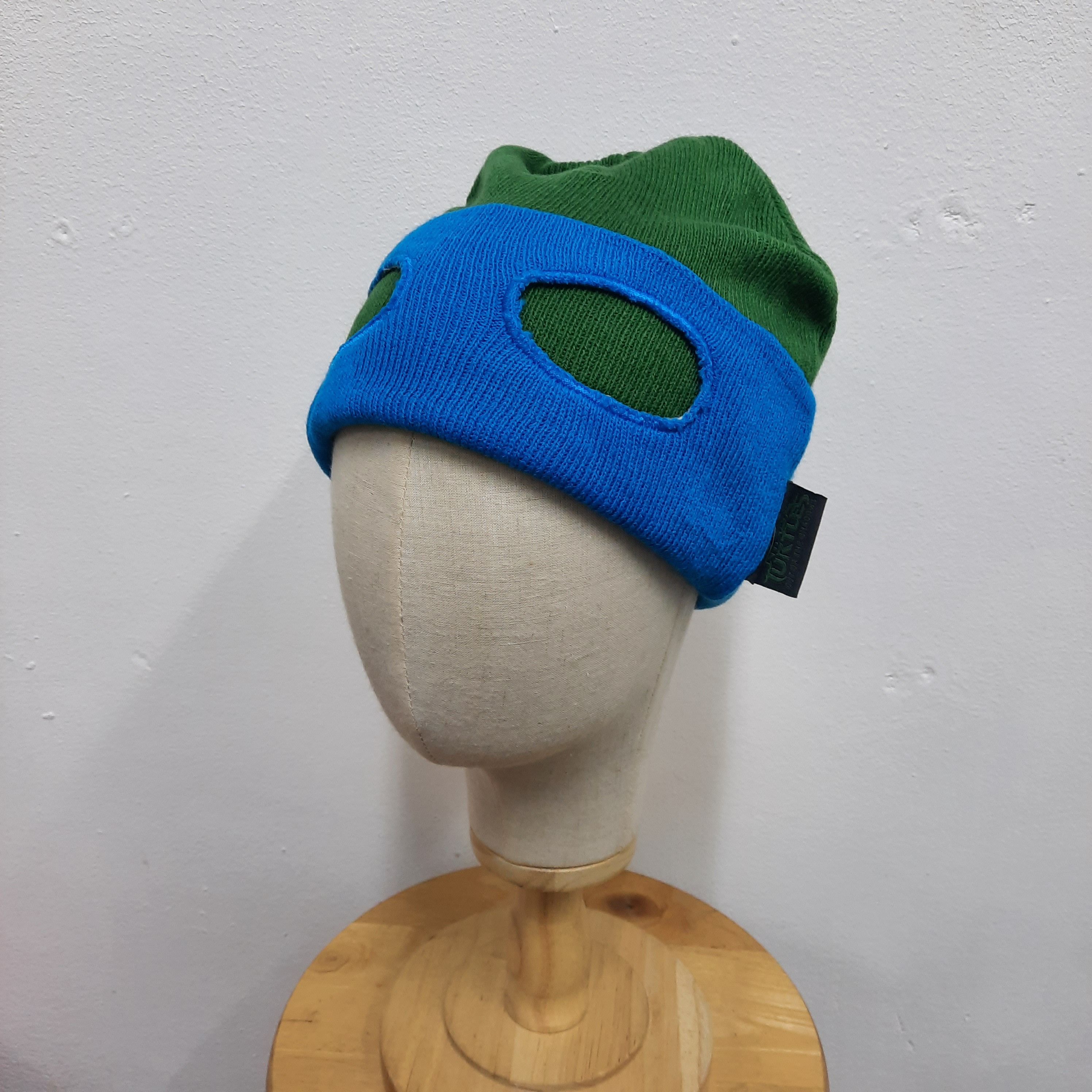 Anime 🐢 TMNT Ninja turtles leonardo character cartoon beanie hat Size ONE SIZE - 2 Thumbnail