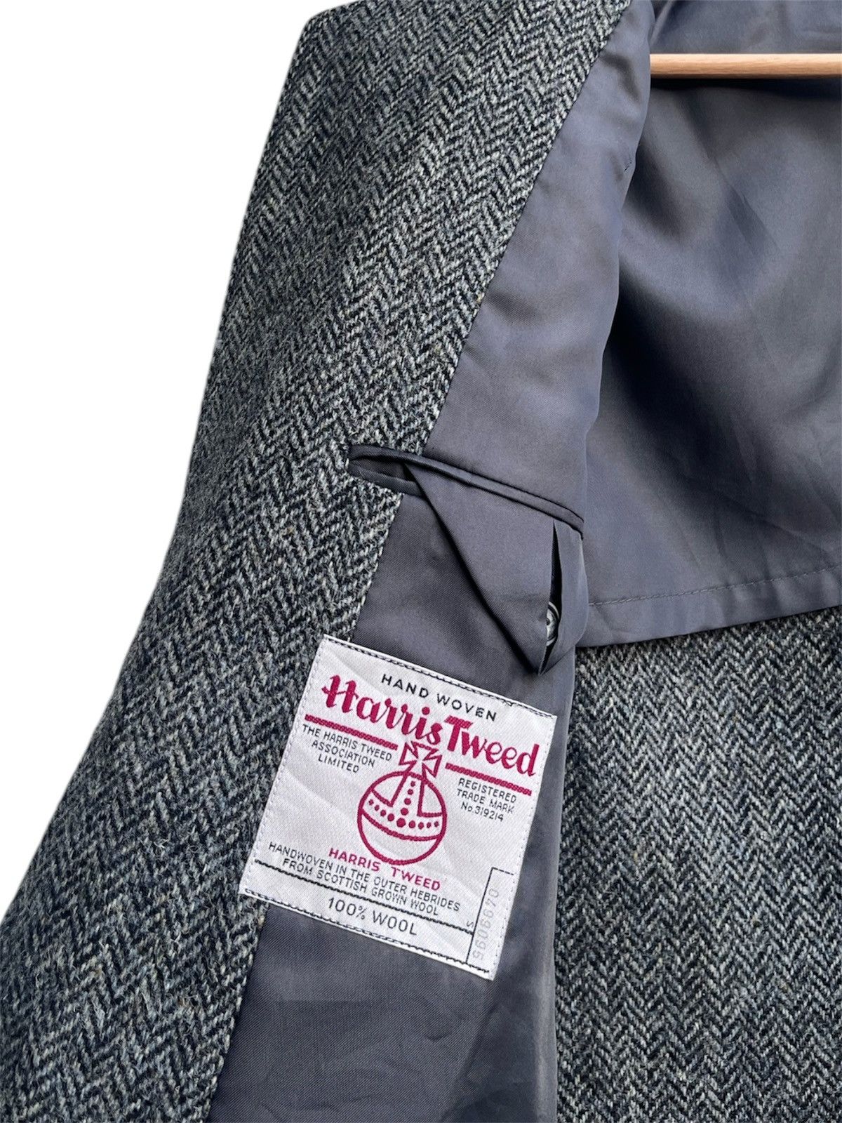 Harris Tweed Vintage Mr. Rough Rider Harris Tweed Herringbone Jacket Size US M / EU 48-50 / 2 - 8 Thumbnail