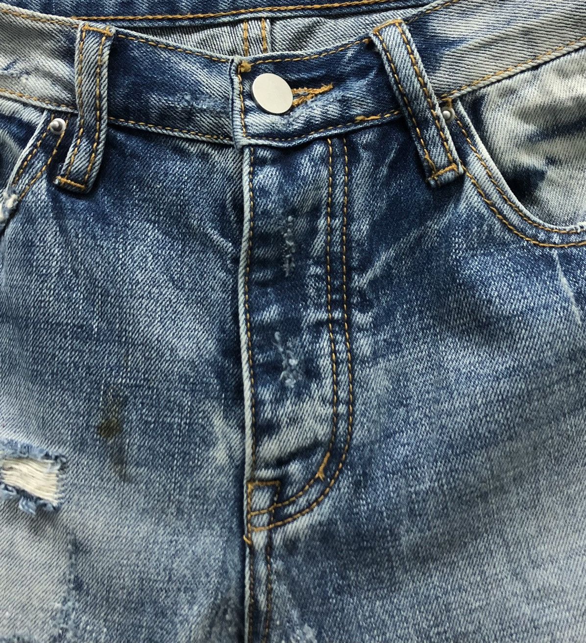 Vintage Vintage mnml Denim Pants Size US 33 - 13 Thumbnail