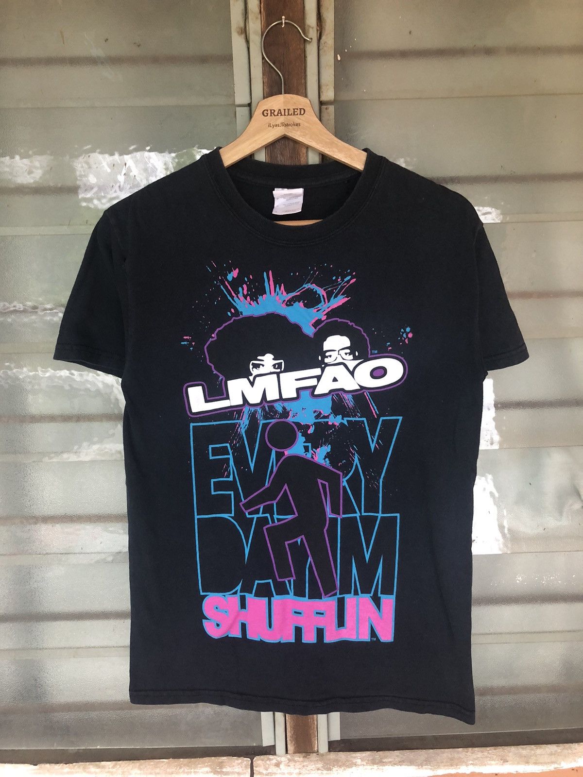 Rap Tees Vintage LMFAO Everyday I’m Shuffun Shirt Tee Size US S / EU 44-46 / 1 - 2 Thumbnail