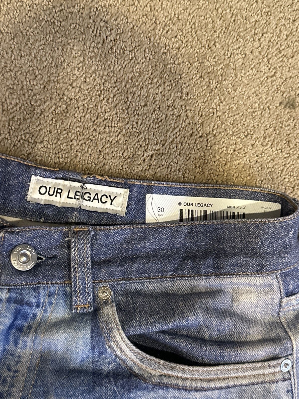 Our Legacy Our Legacy Digital Denim Size US 29 - 3 Thumbnail