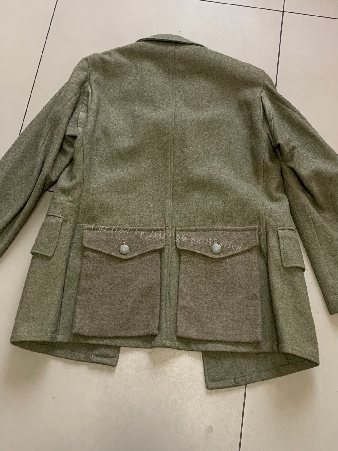 Vintage WWII Swedish Military Wool Coat Vintage Size US M / EU 48-50 / 2 - 1 Thumbnail