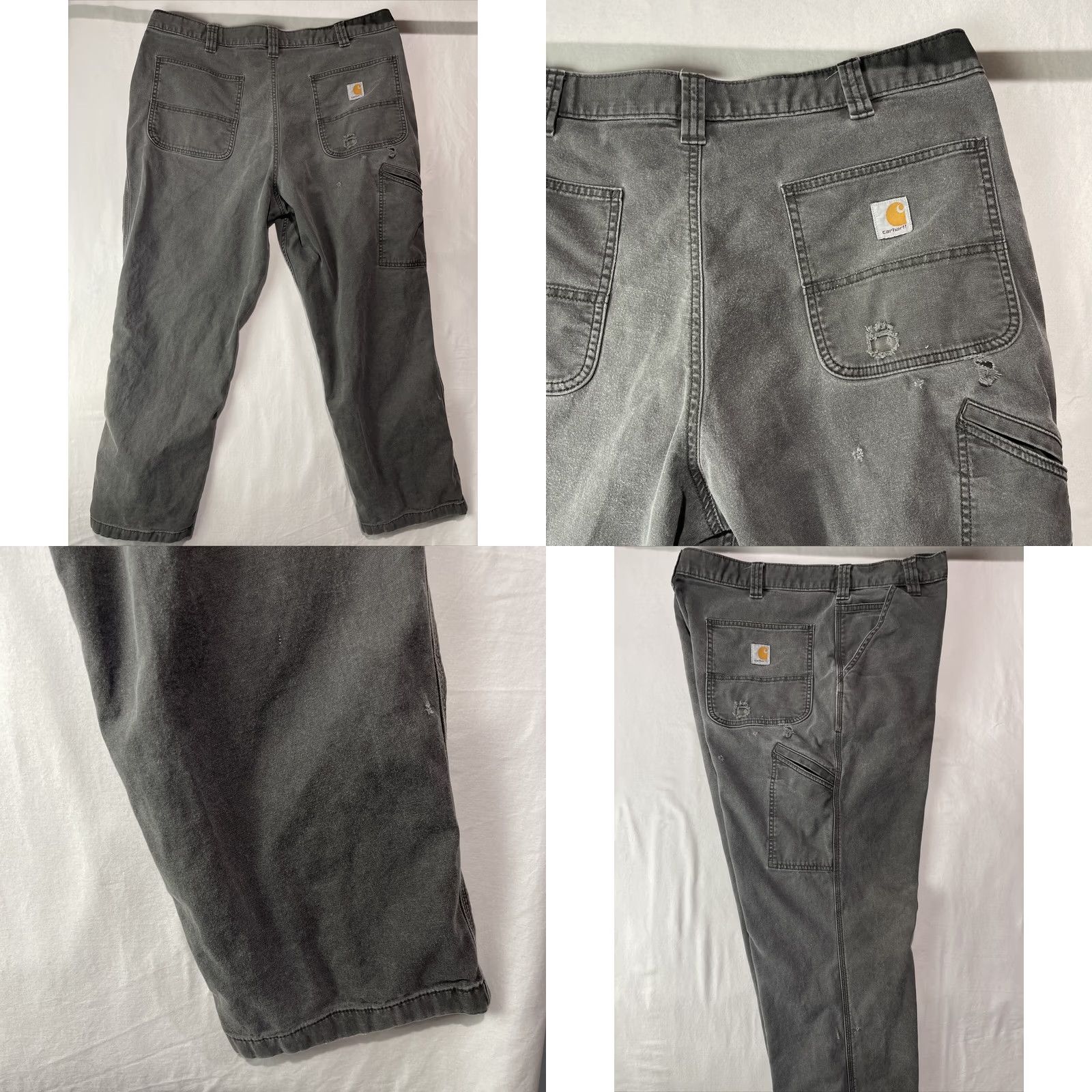 Carhartt Carhartt Pants Mens 40x30 Black Rugged Flex Relaxed Canvas Workwear BN2291 Size US 40 / EU 56 - 8 Thumbnail