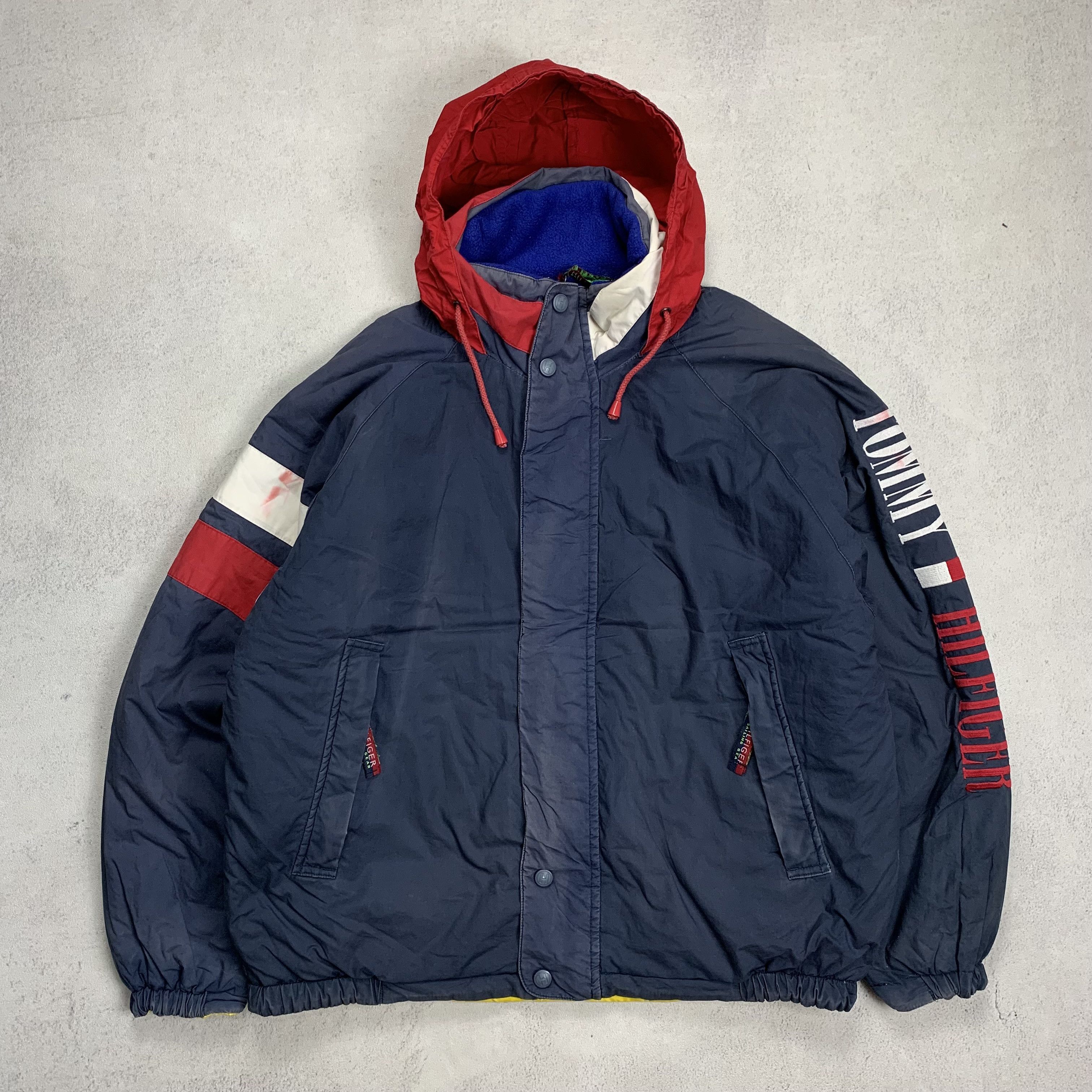 Tommy Hilfiger Vintage 90s Reversible Tommy Hilfiger Puffer Jacket Size US XXL / EU 58 / 5 - 6 Thumbnail