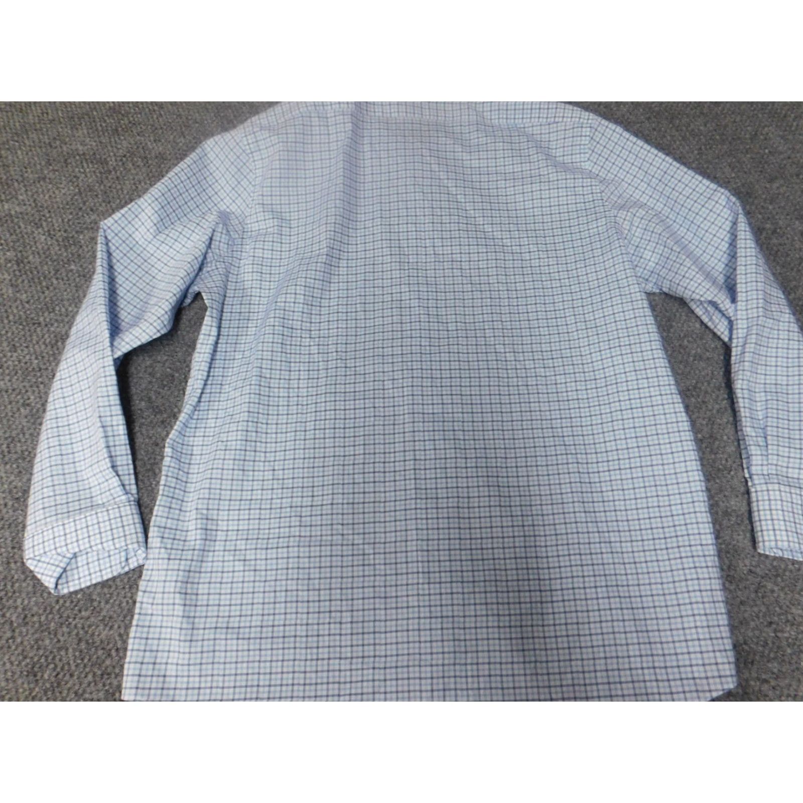 Croft & Barrow Croft & Barrow Shirt 16 Blue Plaid Button-Down Mens Regular Long Sleeve Cotton Button-Up Collared Vintage: No Size US L / EU 52-54 / 3 - 7 Thumbnail