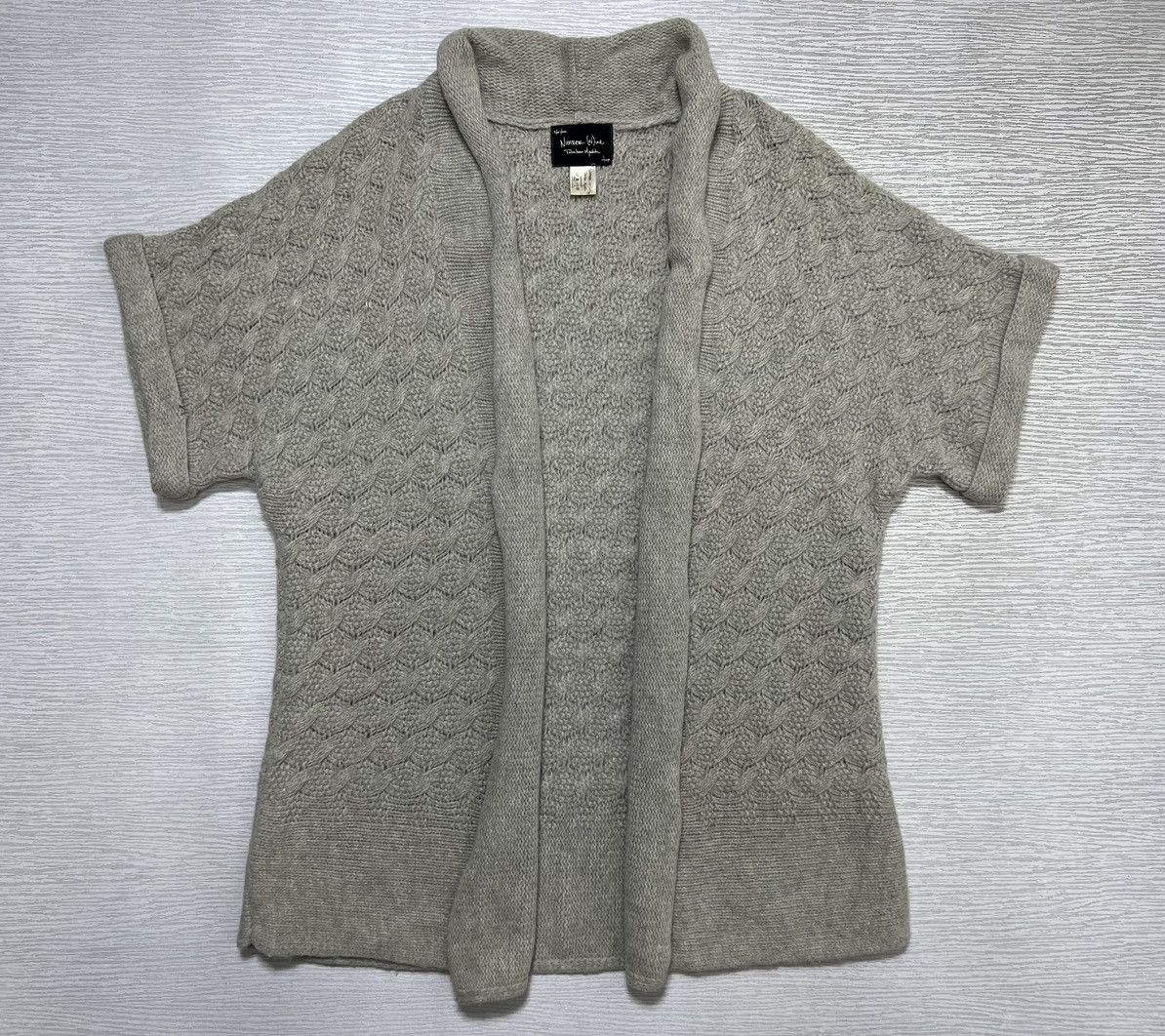 Number (N)ine Number (N)ine - FW 08’ Cable Knit Short Sleeve Cardigan Size US M / EU 48-50 / 2 - 2 Thumbnail