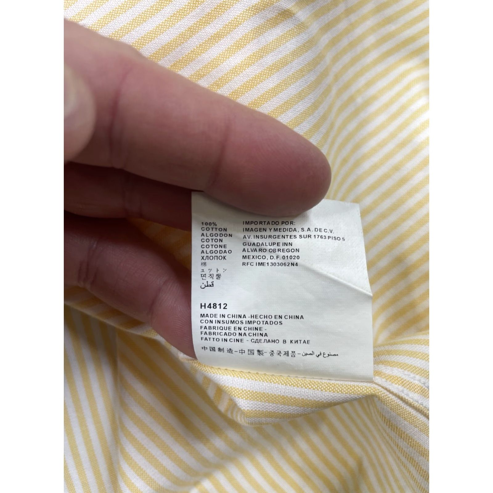 Suitsupply Suitsupply Dress Shirt Striped Long Sleeve Button-Down 17.5 Multicolor Cotton Men Regular 44/17.5 Size 48R - 7 Thumbnail