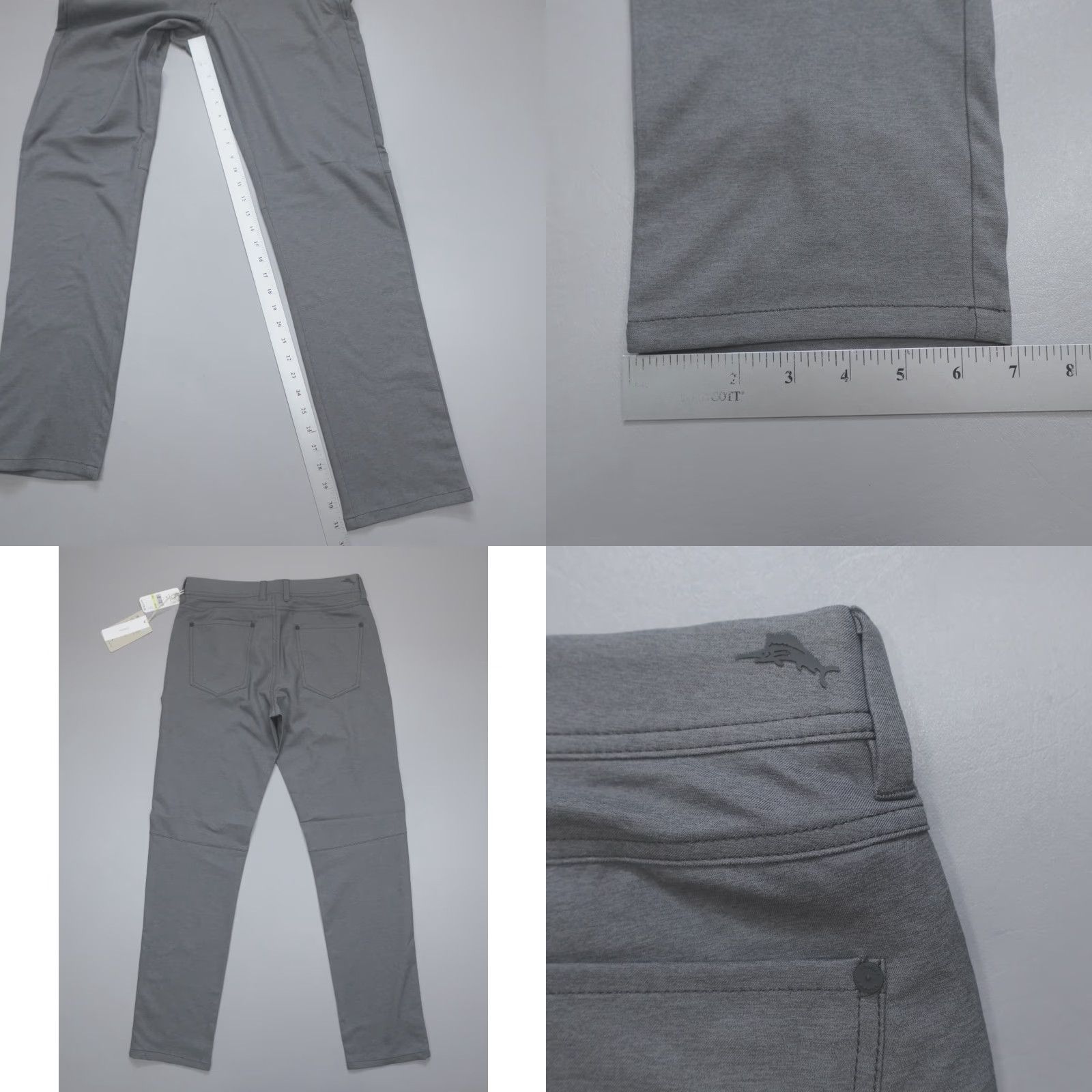 Tommy Bahama VINTAGE Tommy Bahama On Par 5 Pocket Golf Pants Coal Grey Men's Size 30x32 Straight Pants Mens Regular Gray Coal 5-Pocket Chino Flat Front Breathable Size US 30 / EU 46 - 8 Thumbnail