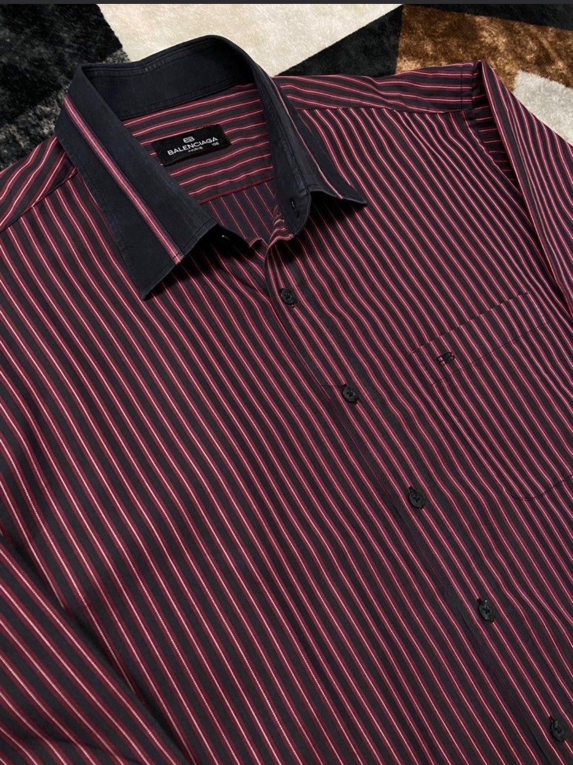 Balenciaga Balenciaga BB Shirt Size US L / EU 52-54 / 3 - 3 Thumbnail