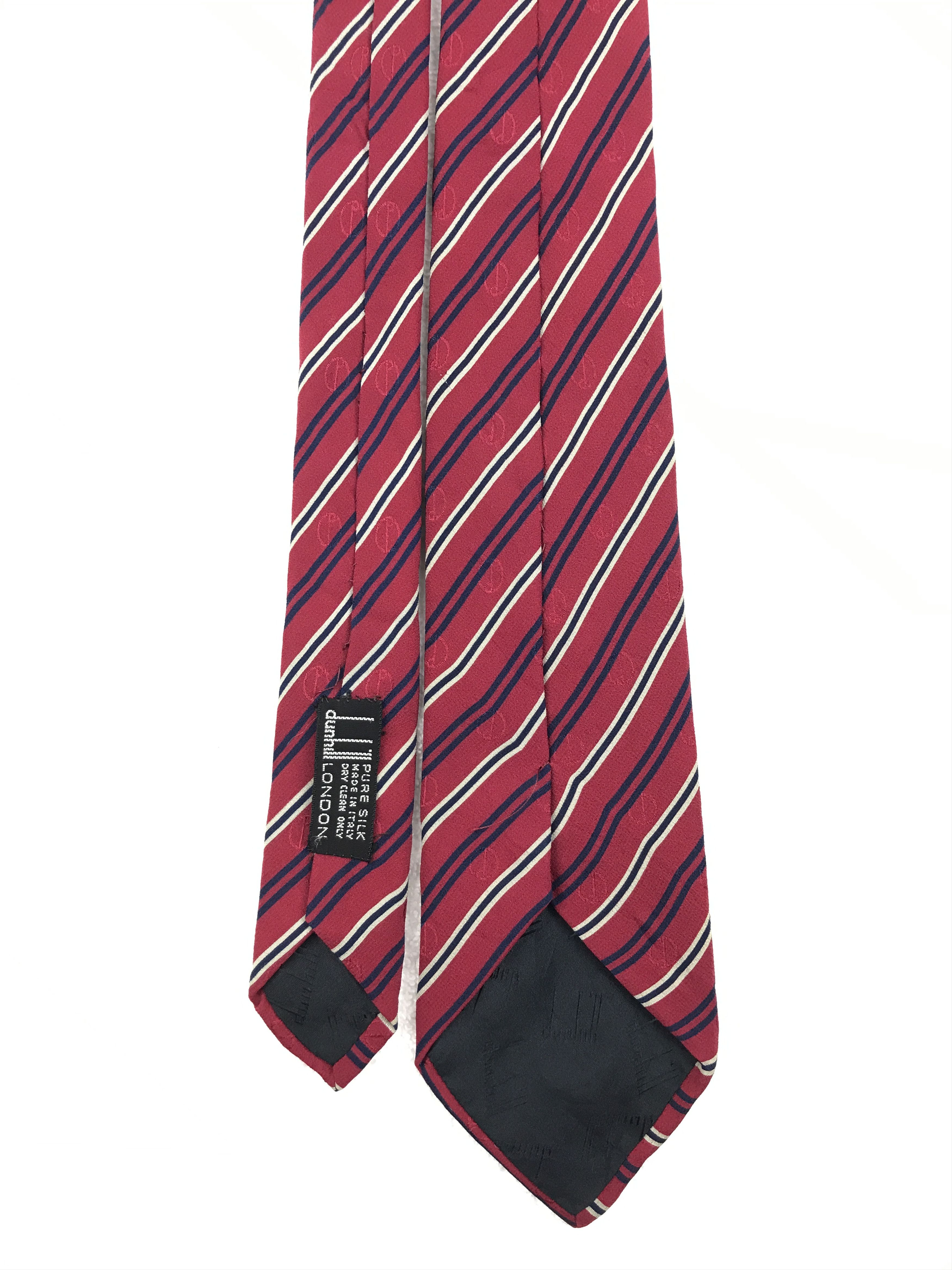 Alfred Dunhill × Vintage Vintage Alfred Dunhill Silk Necktie Size ONE SIZE - 4 Thumbnail