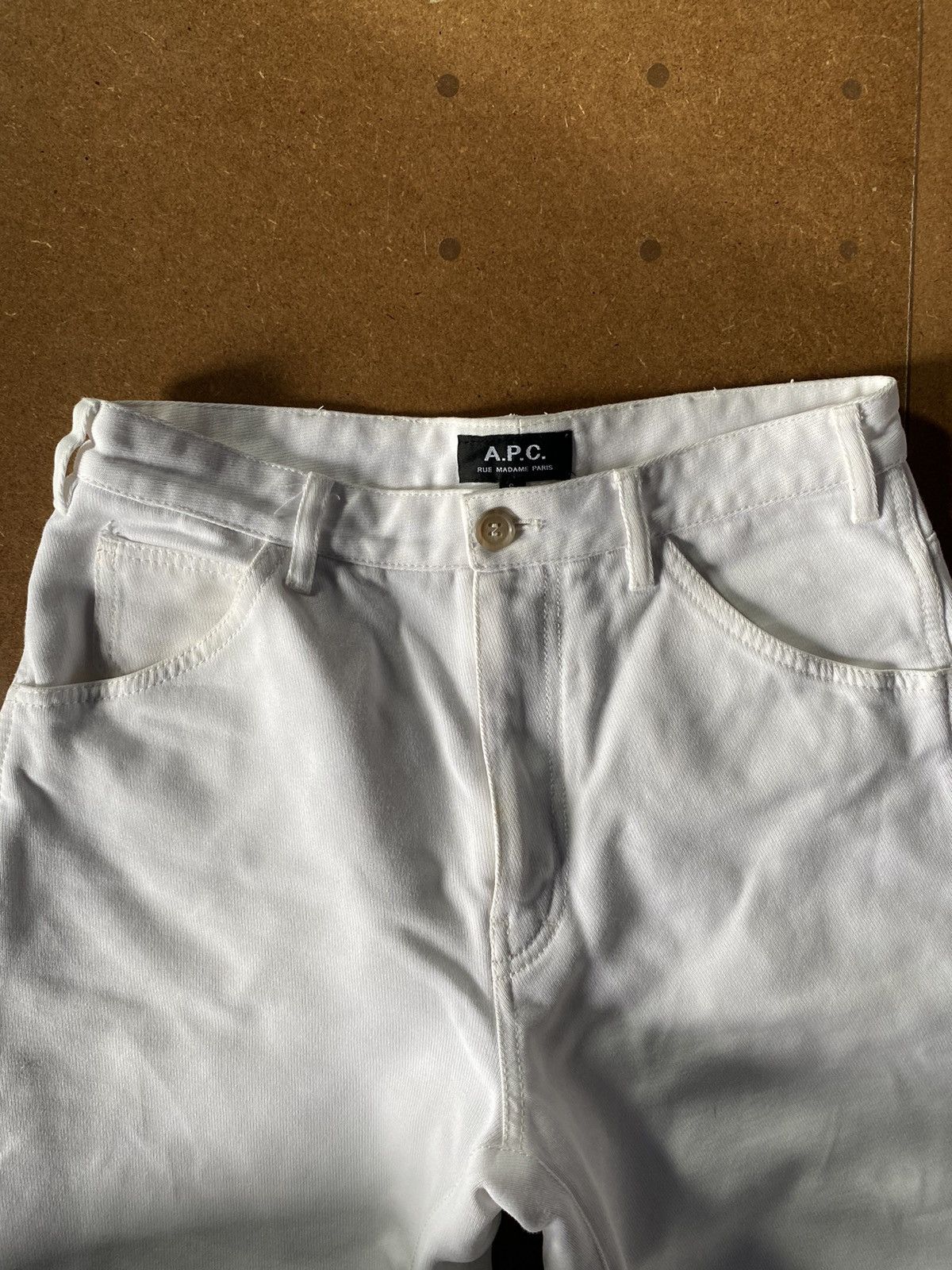 A.P.C. APC - White Carpenter Pants - 2017 Size US 28 / EU 44 - 14 Thumbnail