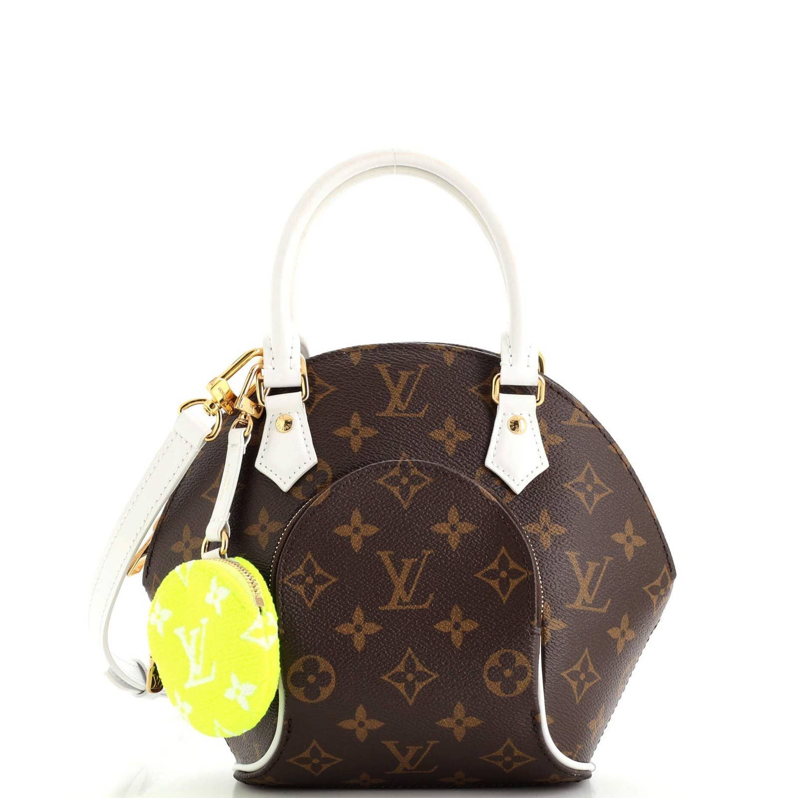 LOUIS VUITTON Monogram LV Match Ellipse BB White 1212544